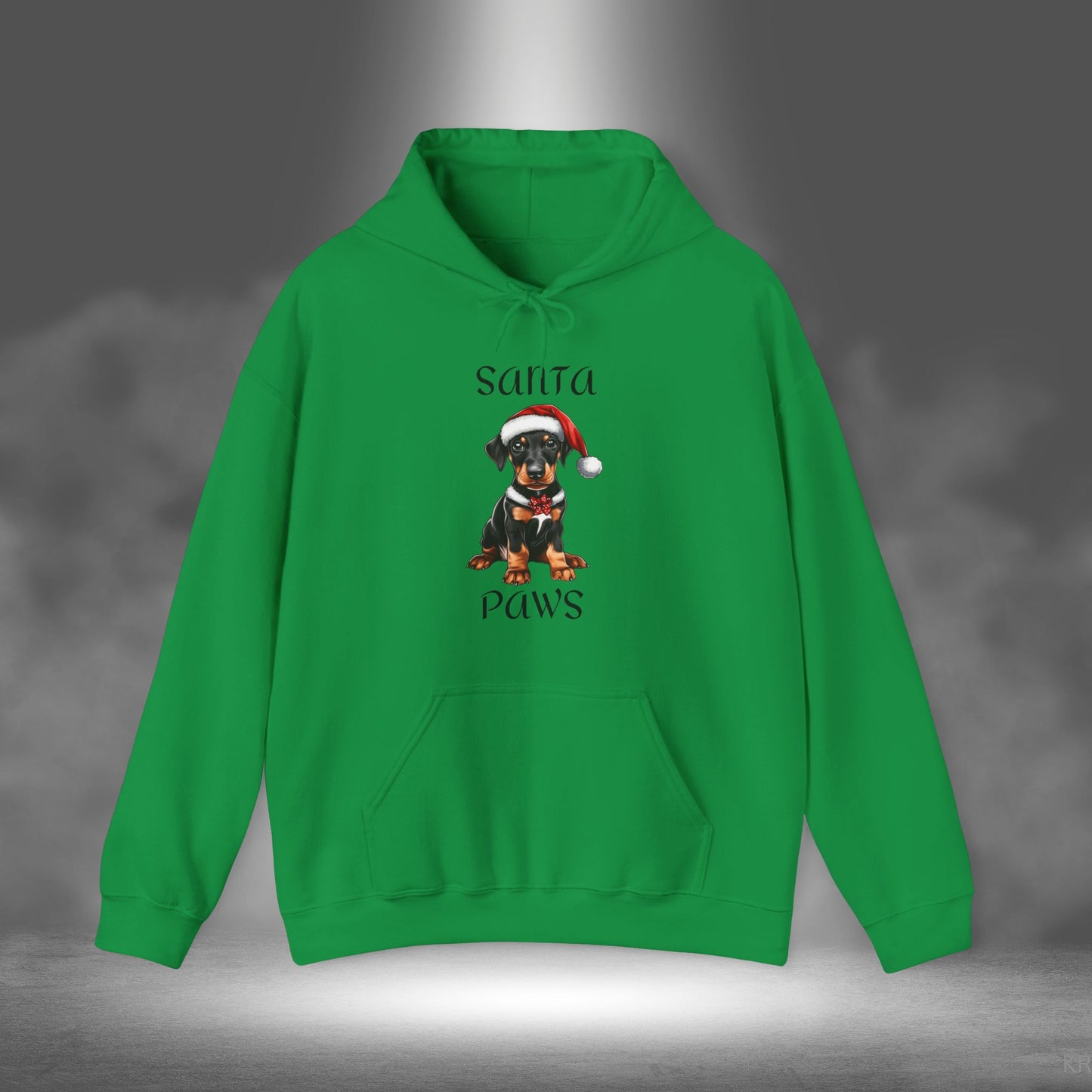 Santa Paws - Min Pin - Christmas Hoodie