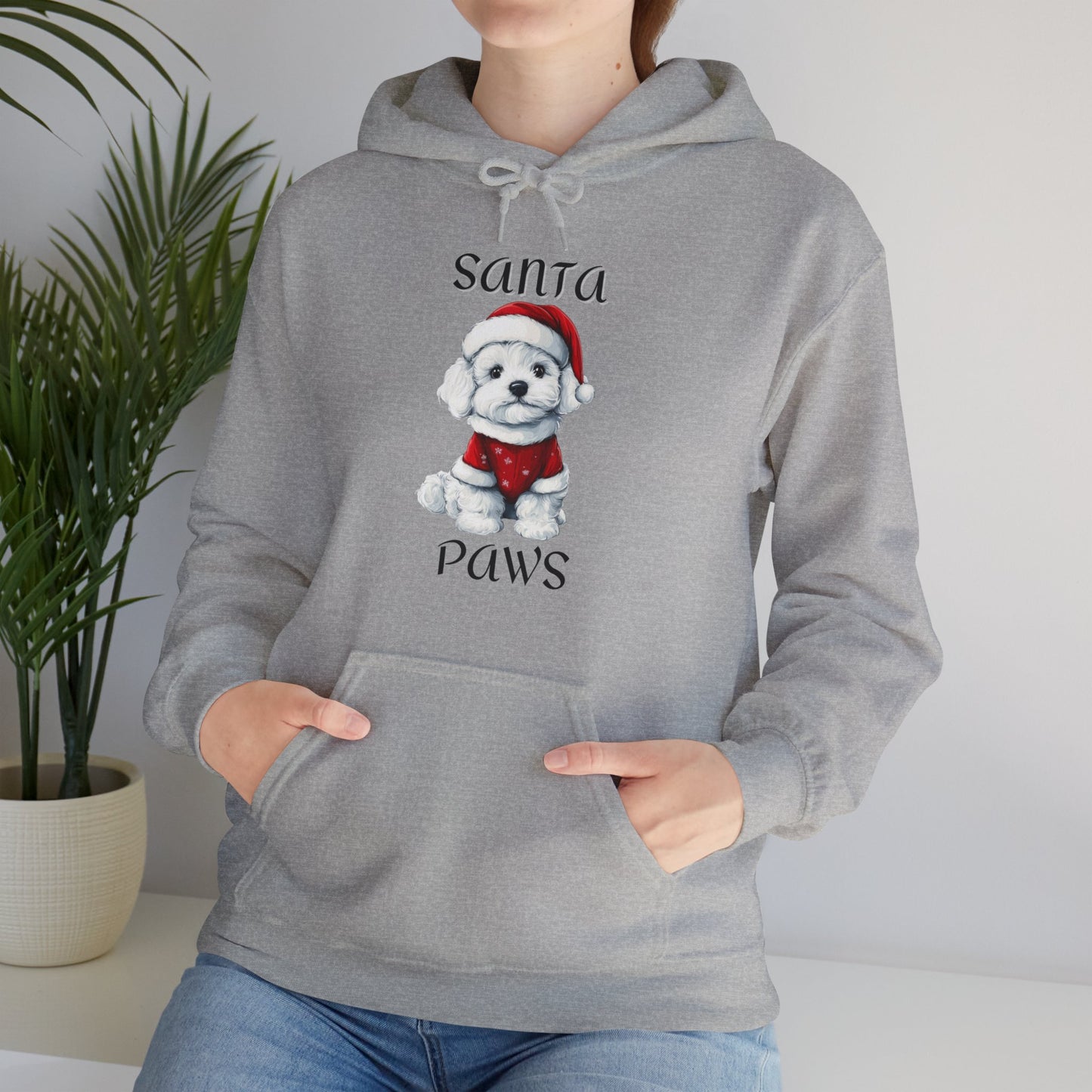 Santa Paws - Poodle - Christmas Hoodie