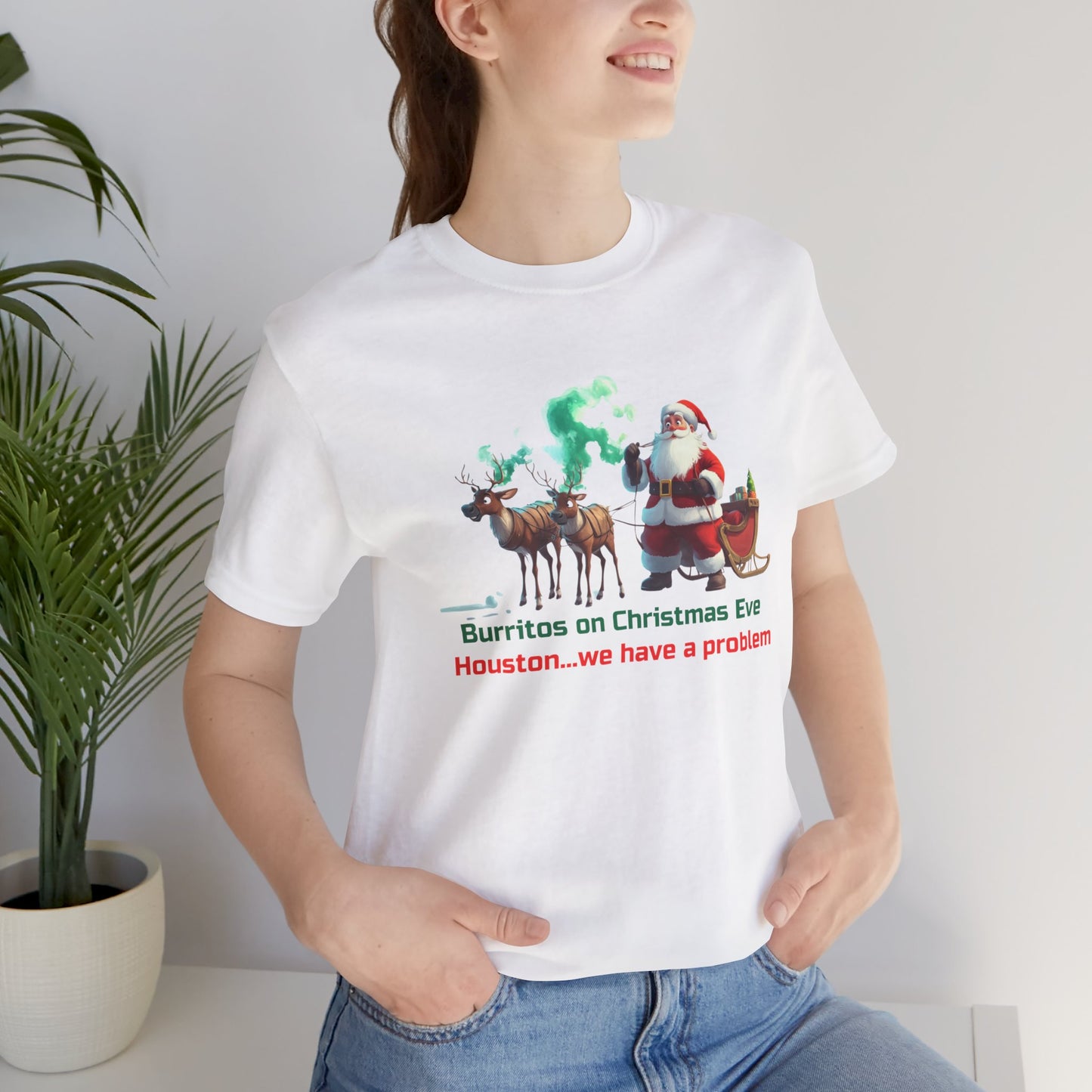 Houston, We Have a Problem - Christmas T-shirt