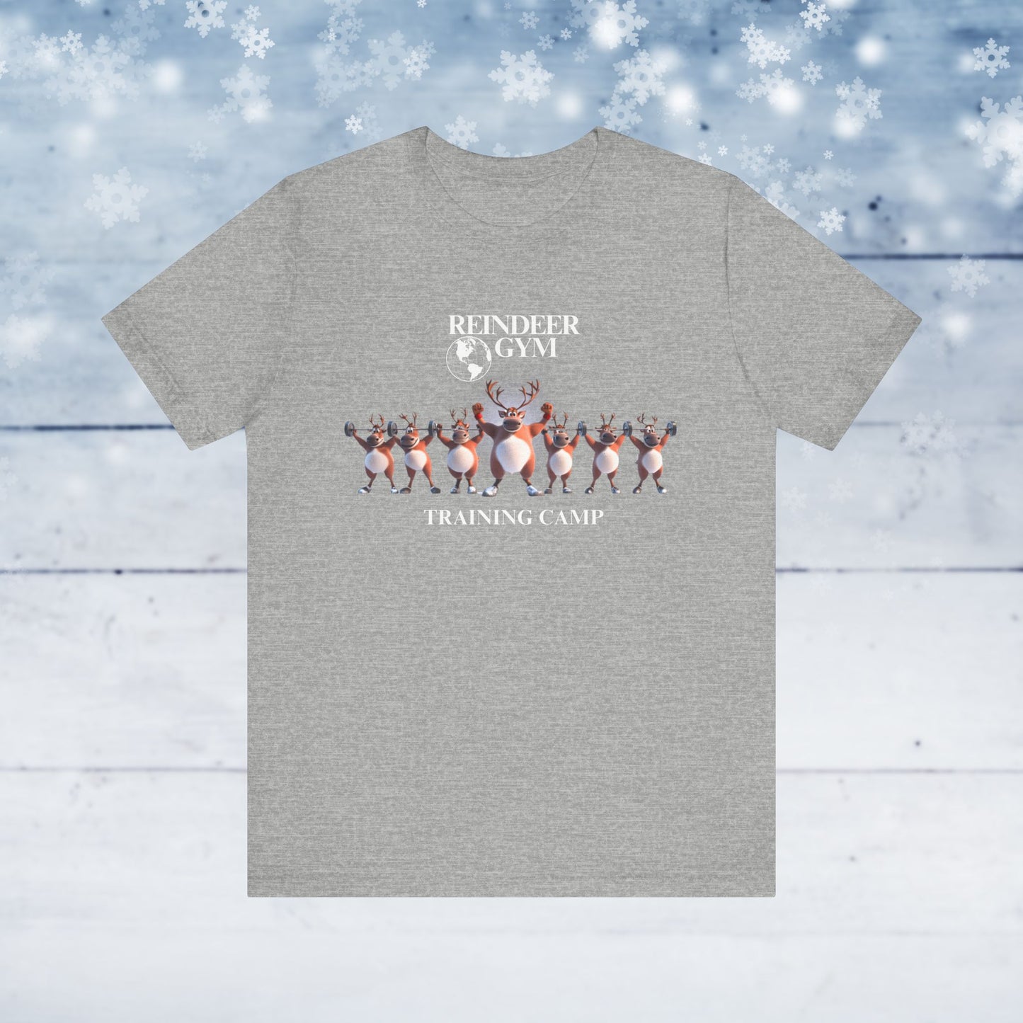 Reindeer Gym Training Camp - Christmas T-Shirt