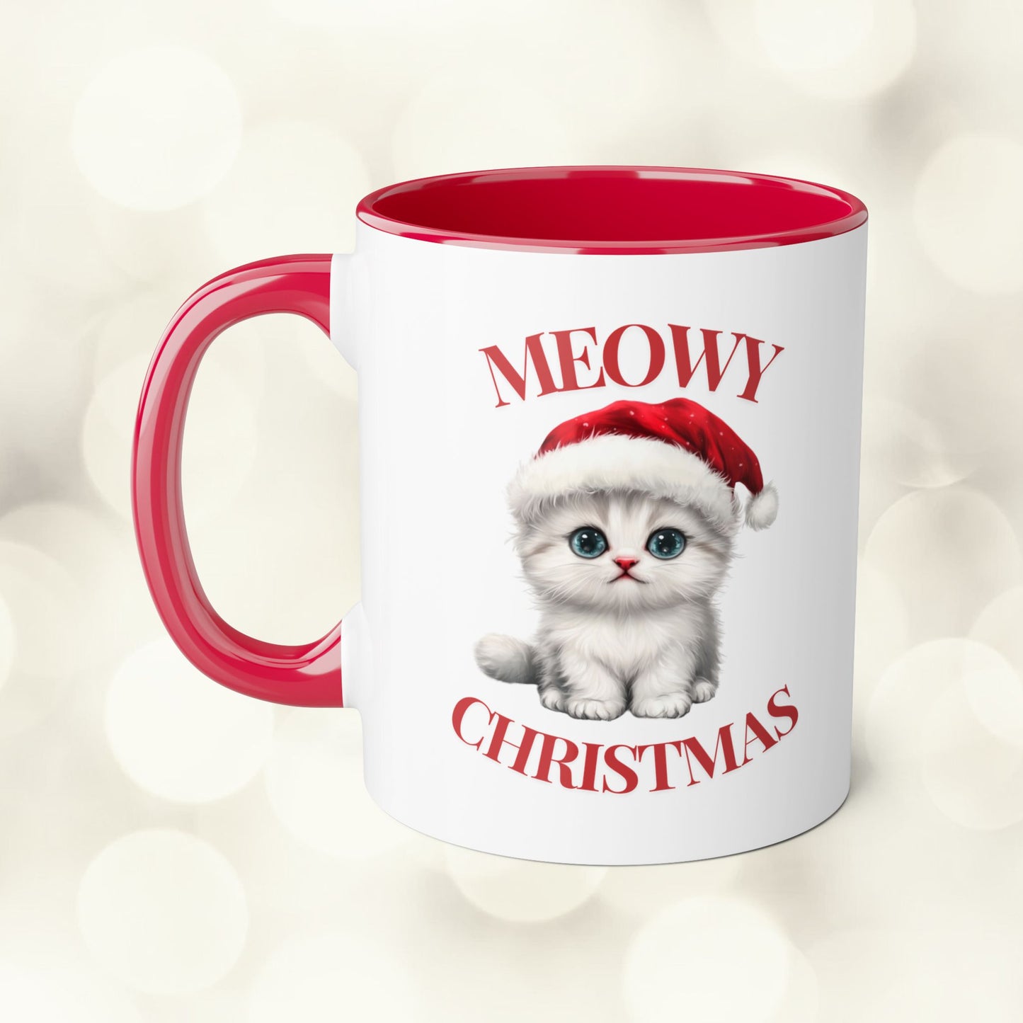 Christmas Cat Mugs - Meowy Christmas Persian