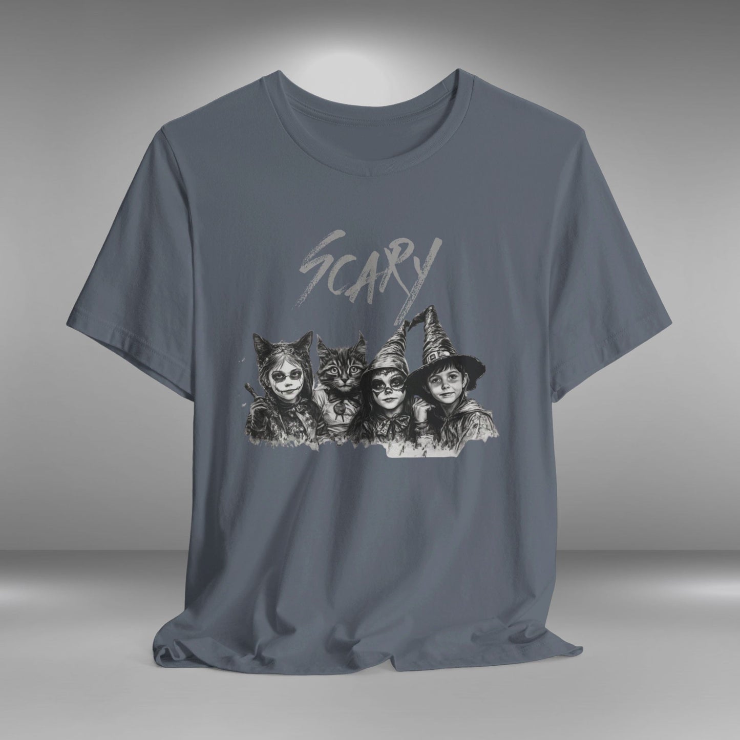 Vintage Trick or Treaters - Cat Lovers Halloween T-Shirt