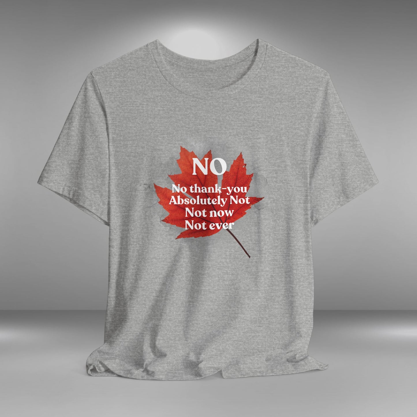 No, Not Now, Not Ever - Canada Eh T-Shirt