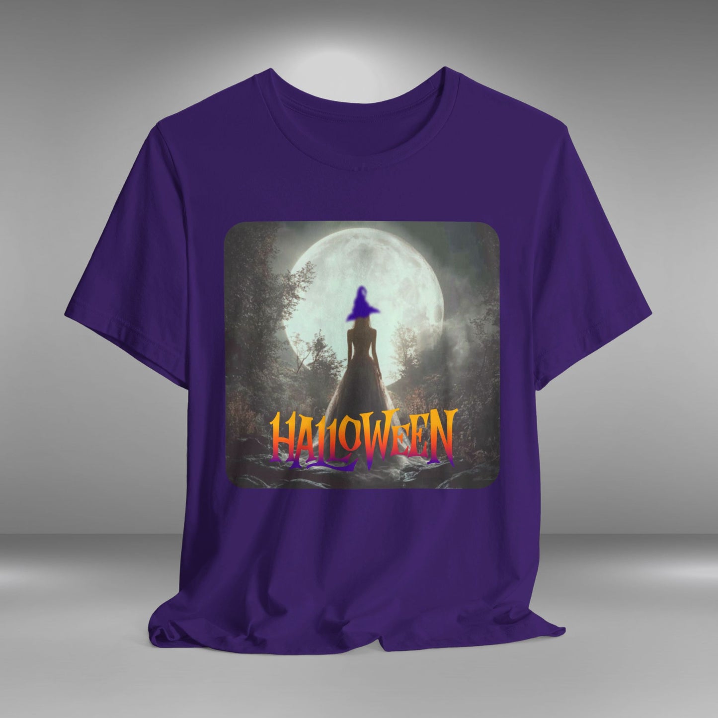 Halloween Witch & Moon T-shirt