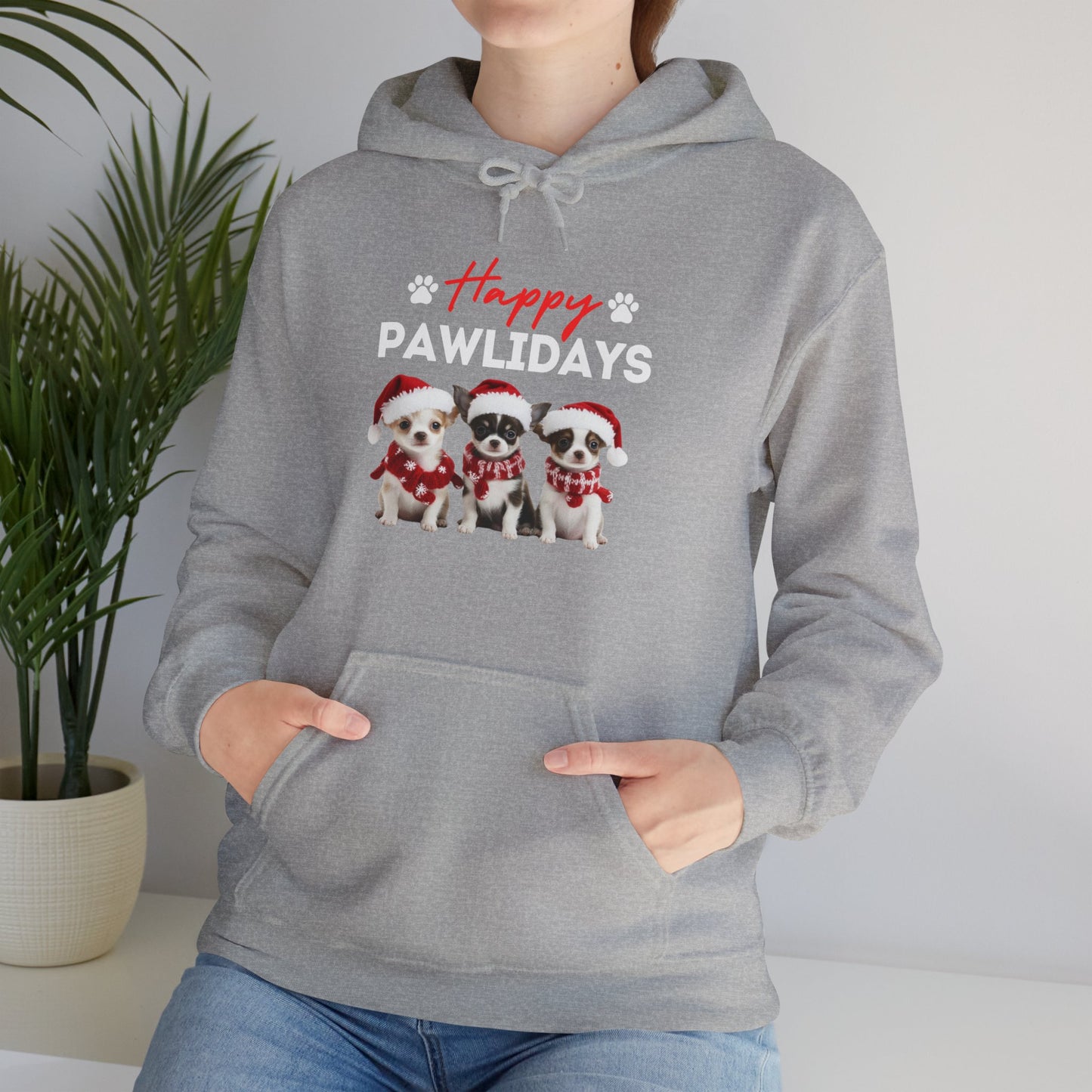 Chihuahua Hoodie - Happy Pawlidays Cuties!