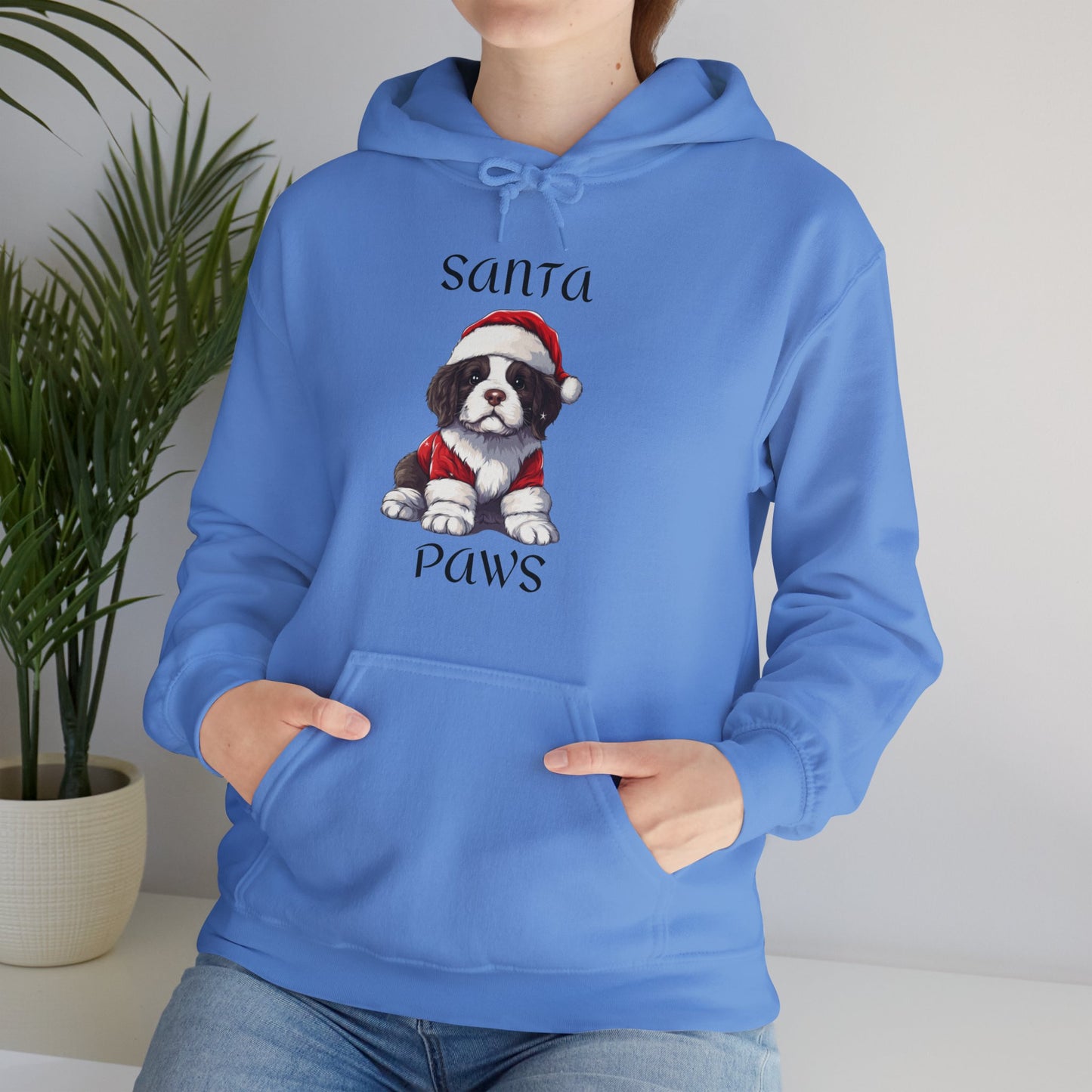 Santa Paws - St. Bernard - Christmas Hoodie