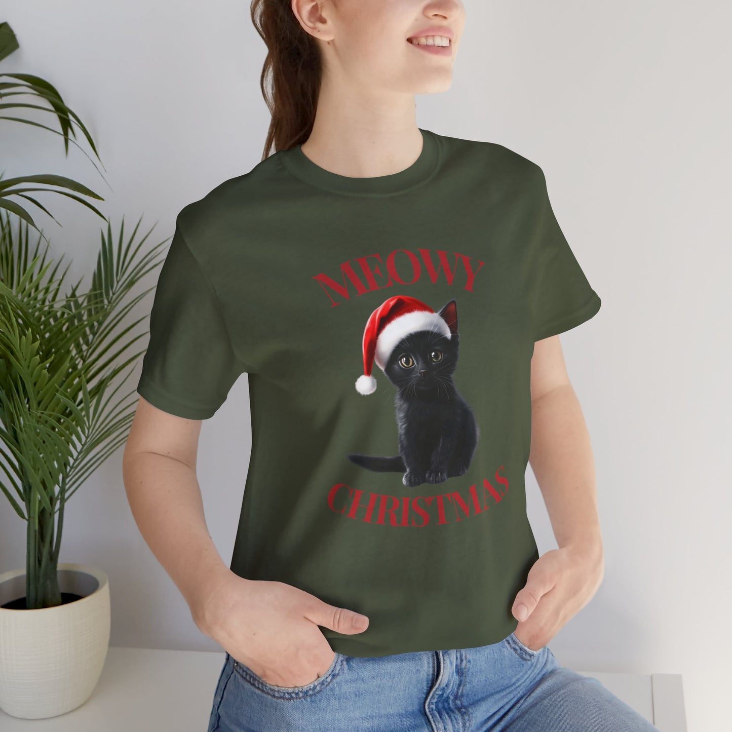 Meowy Christmas - Bombay - Christmas T-shirt