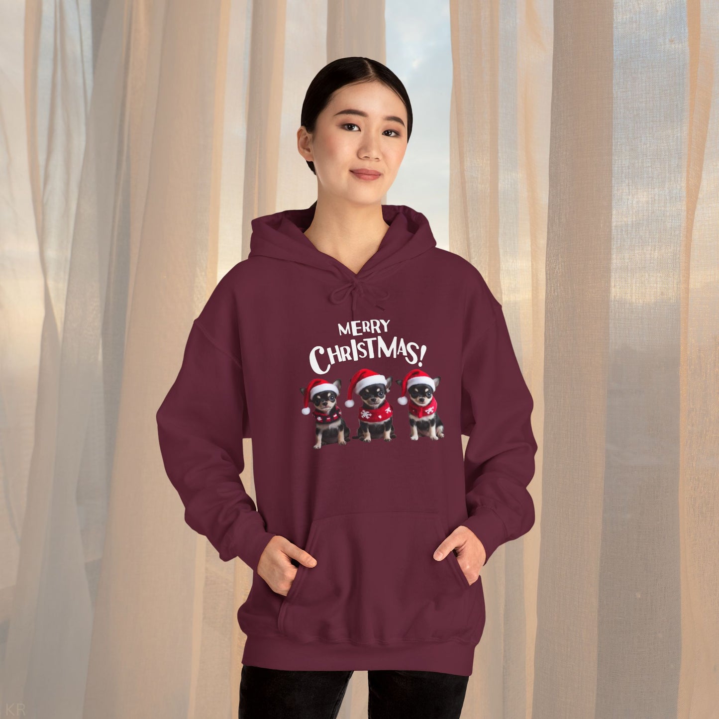 Christmas Three Merry Chihuahua's Hoodie