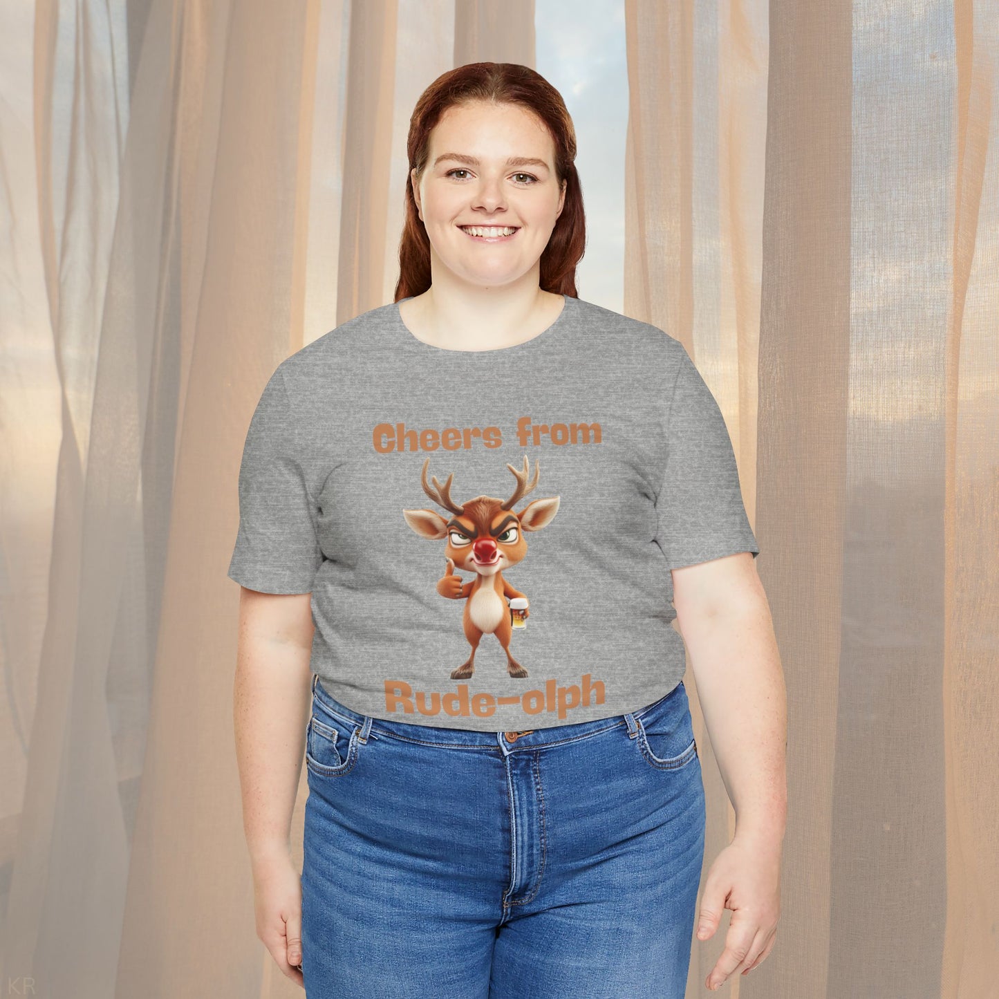 Rude-olph - Christmas T-shirt