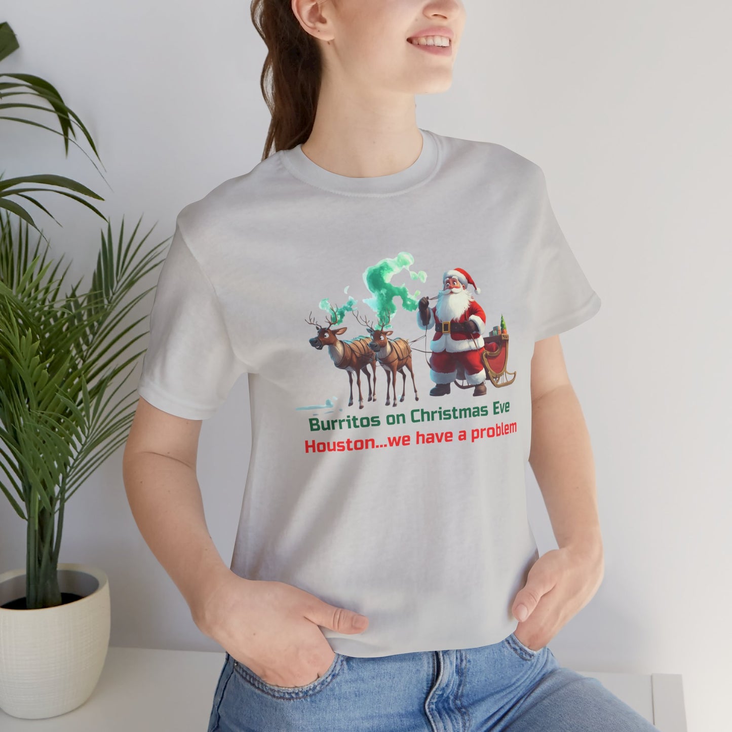 Houston, We Have a Problem - Christmas T-shirt