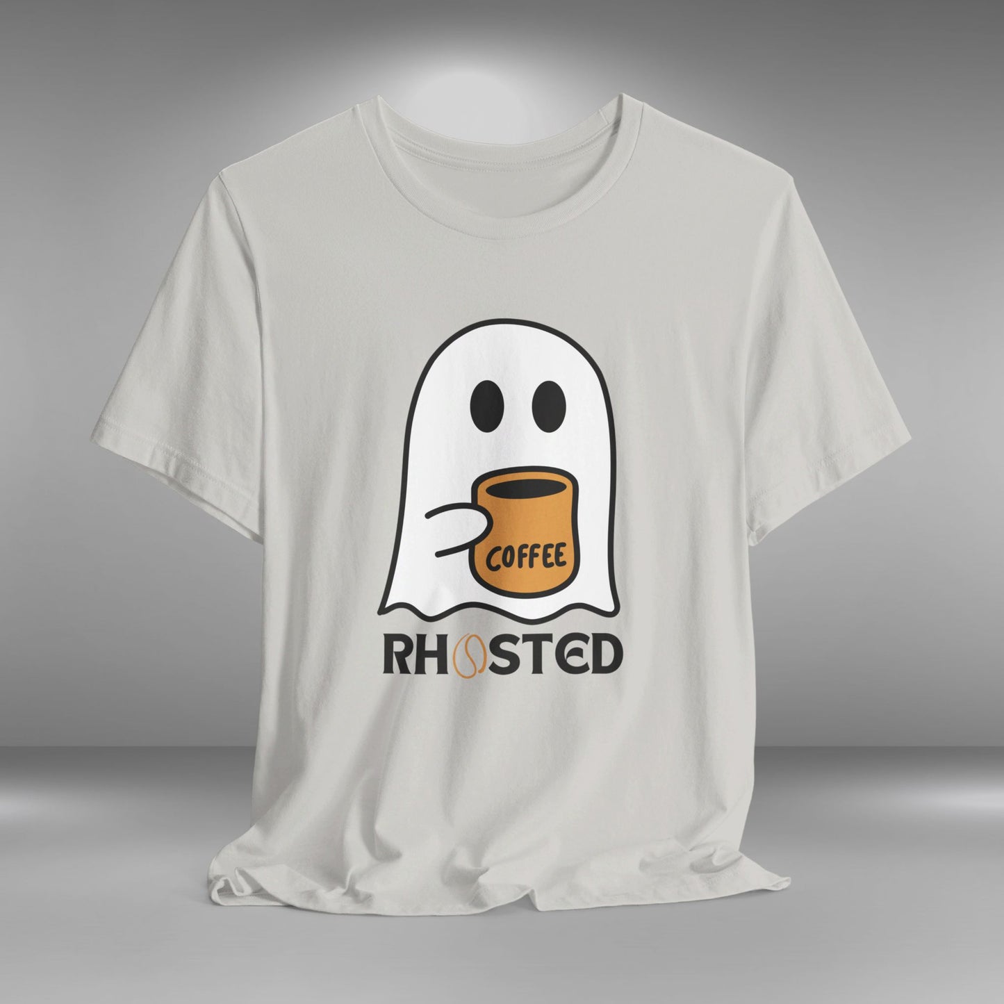 Rhosted! Coffee and ghosts...that's the spirit! T-shirt