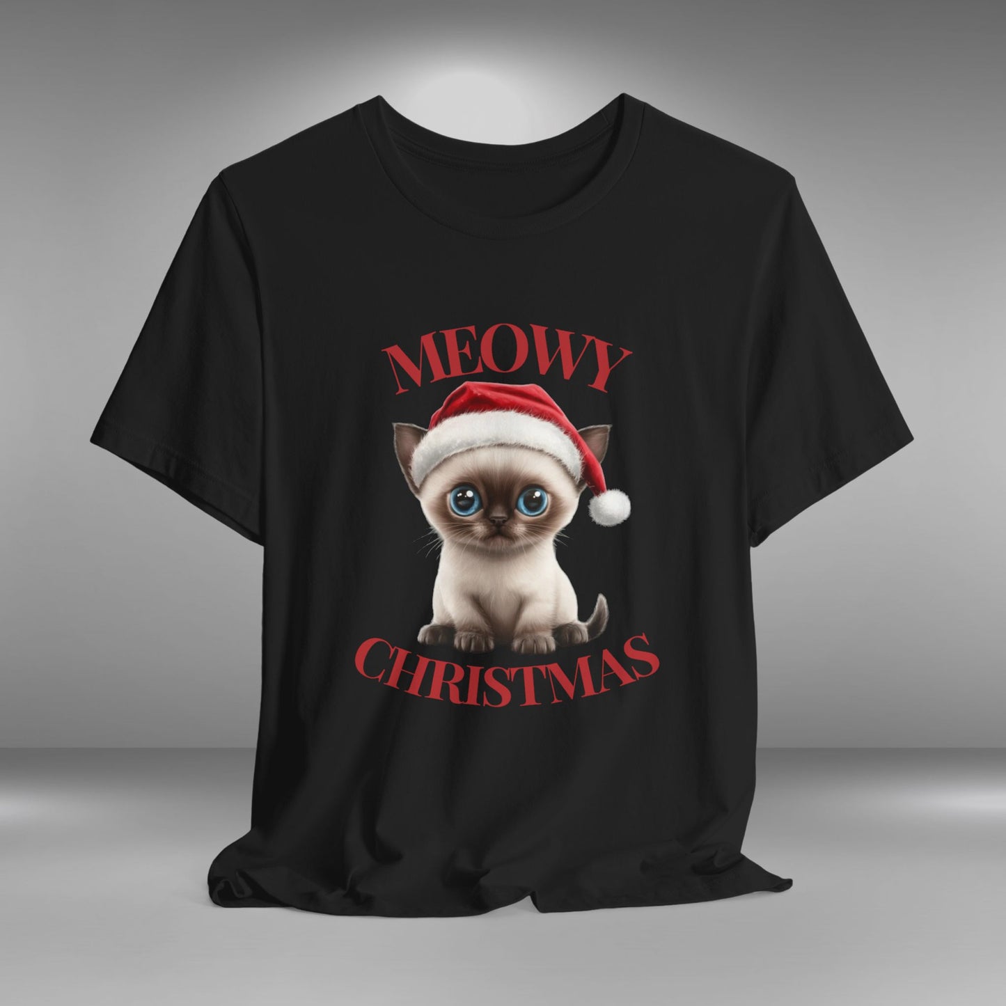 Meowy Christmas - Siamese - Christmas T-shirt