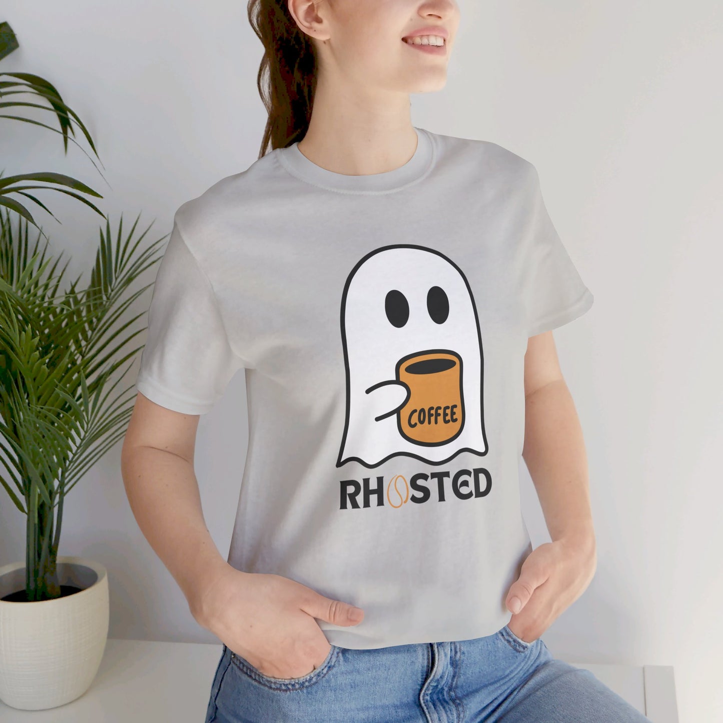 Rhosted! Coffee and ghosts...that's the spirit! T-shirt