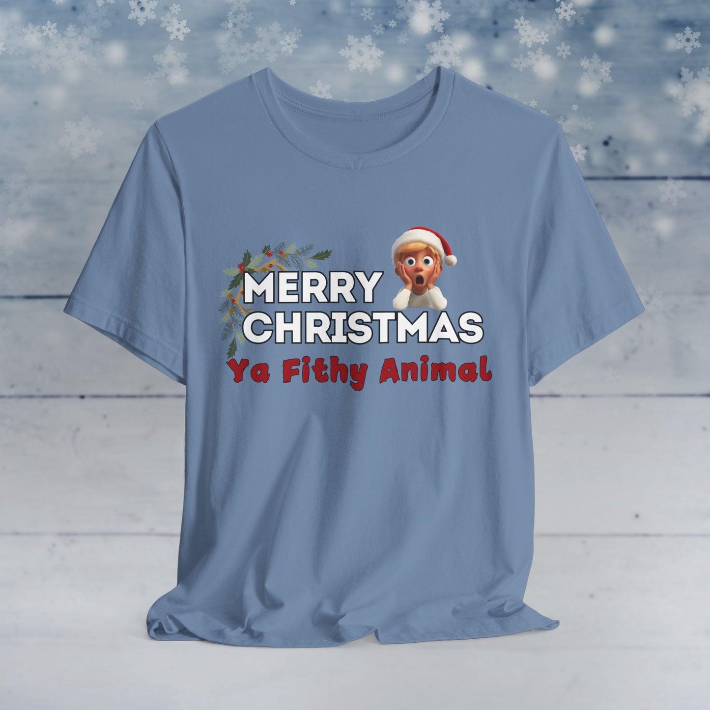 Merry Christmas, Ya Filthy Animal - T-Shirt