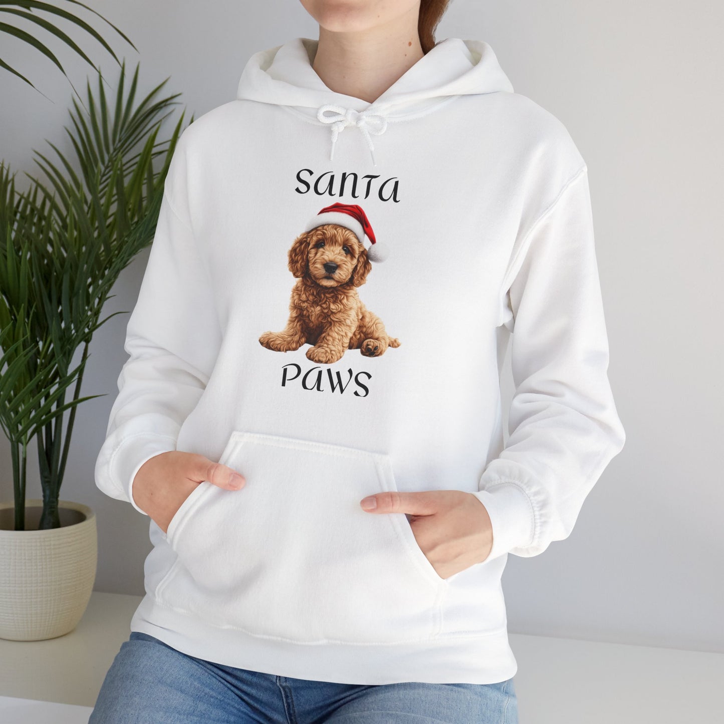 Santa Paws - Golden Doodle - Christmas Hoodie