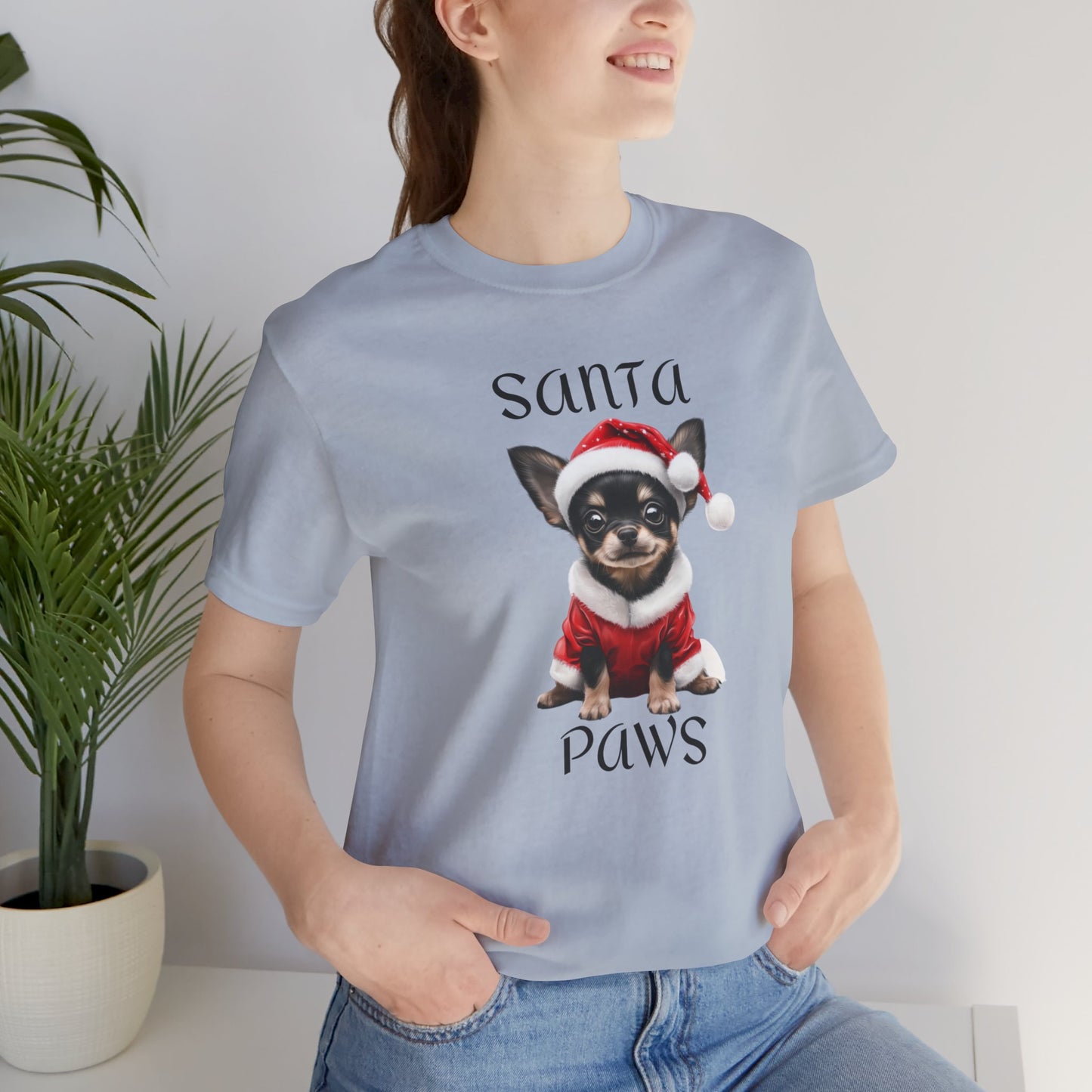 Santa Paws - Chihuahua - Christmas T-shirt