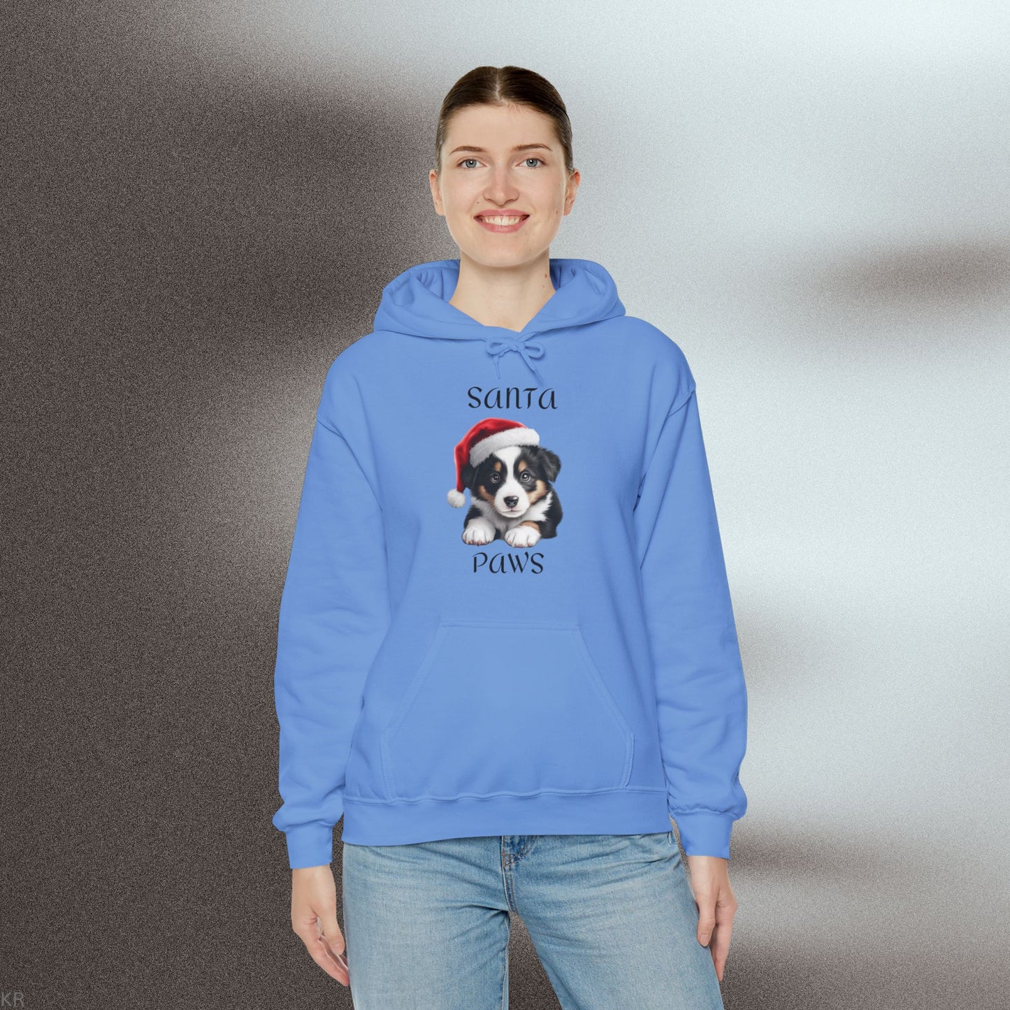 Santa Paws - Collie - Christmas Hoodie