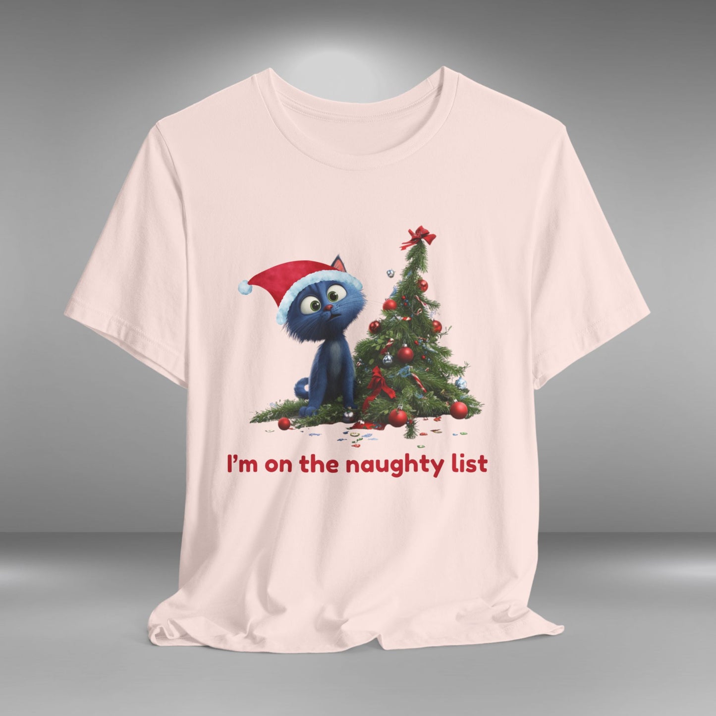 I'm on the Naughty List (Kitten) - Christmas T-shirt