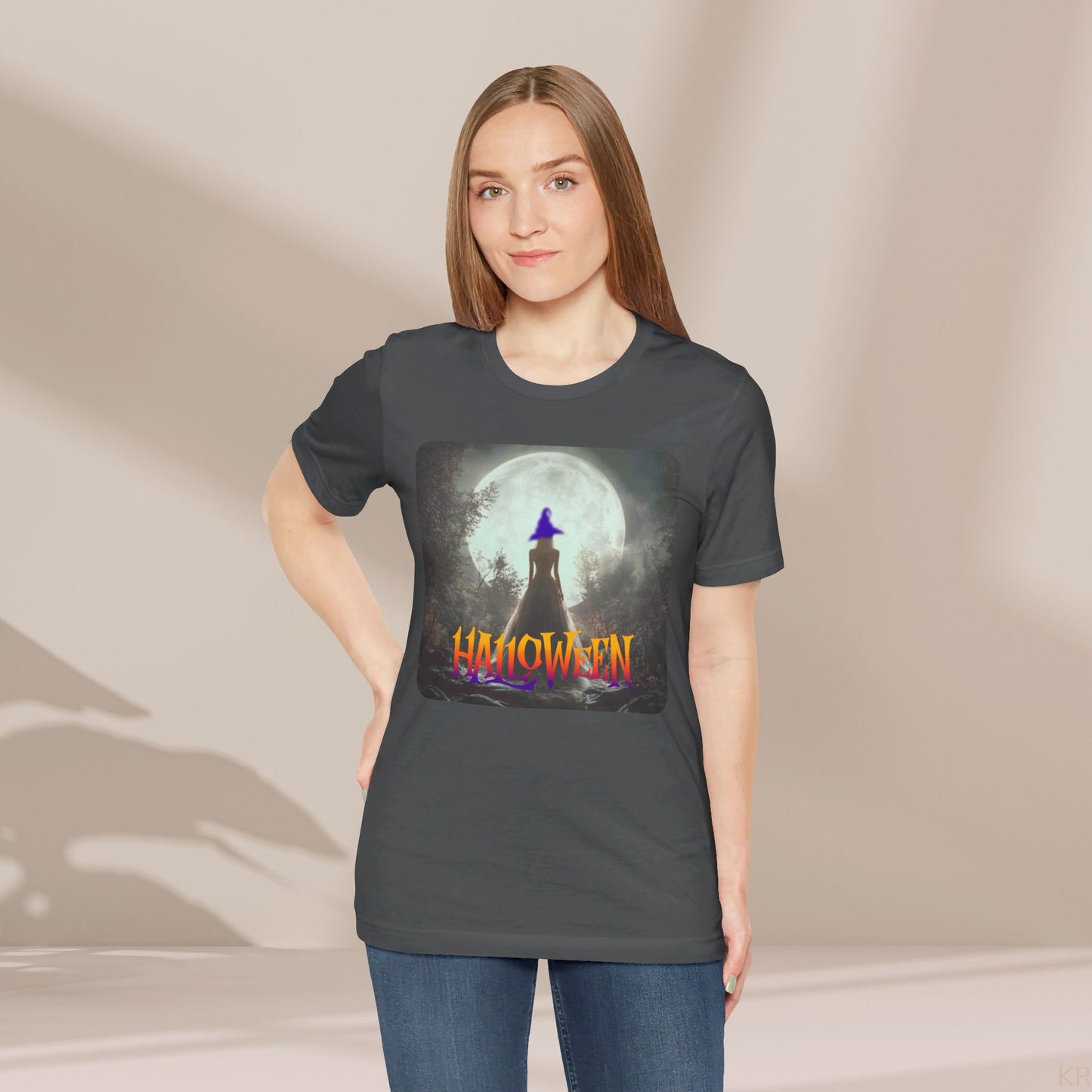 Halloween Witch & Moon T-shirt