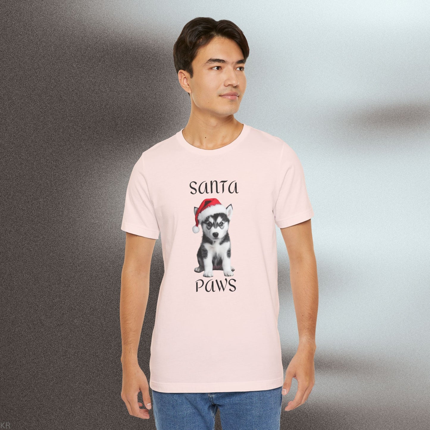 Santa Paws - Husky - Christmas T-shirt