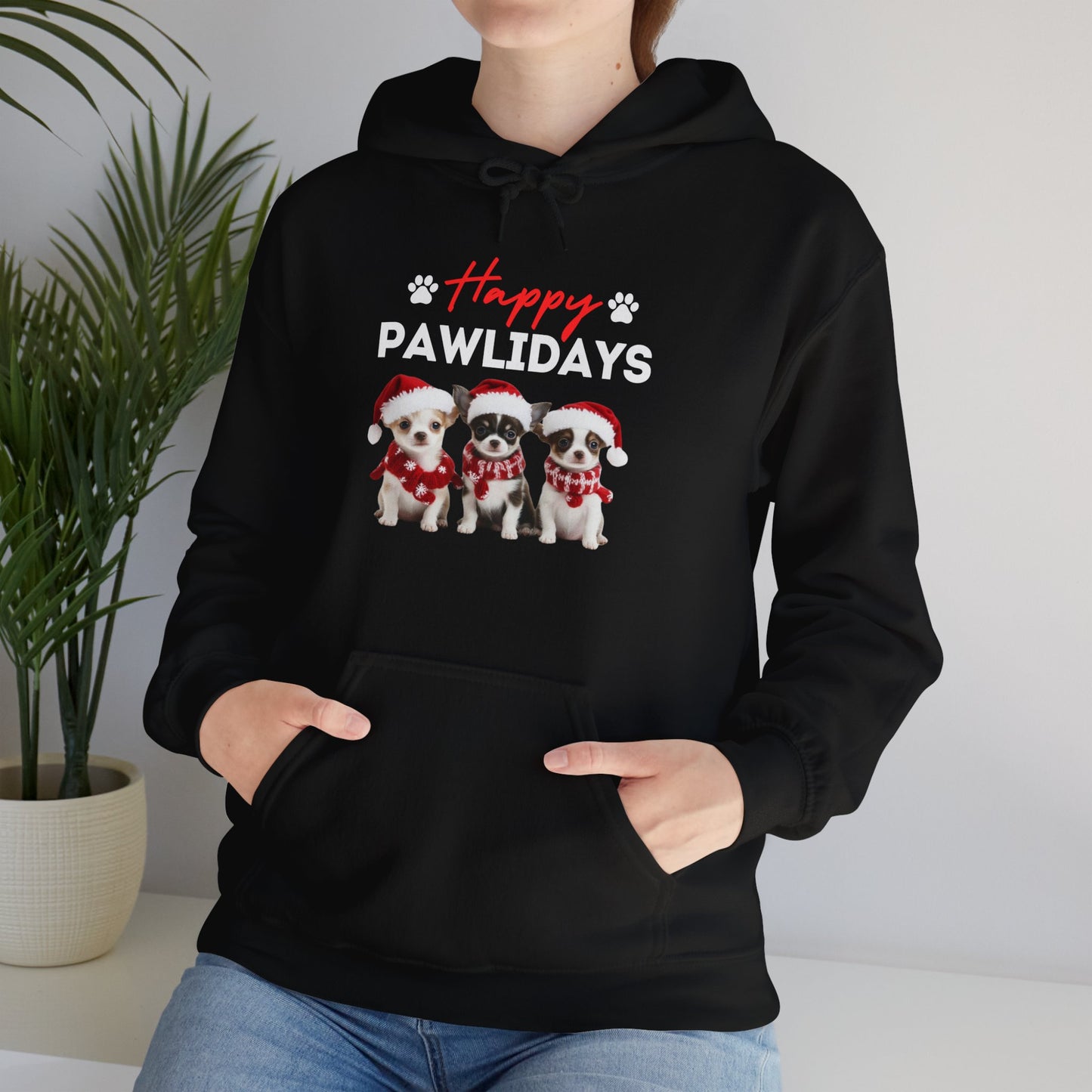 Chihuahua Hoodie - Happy Pawlidays Cuties!