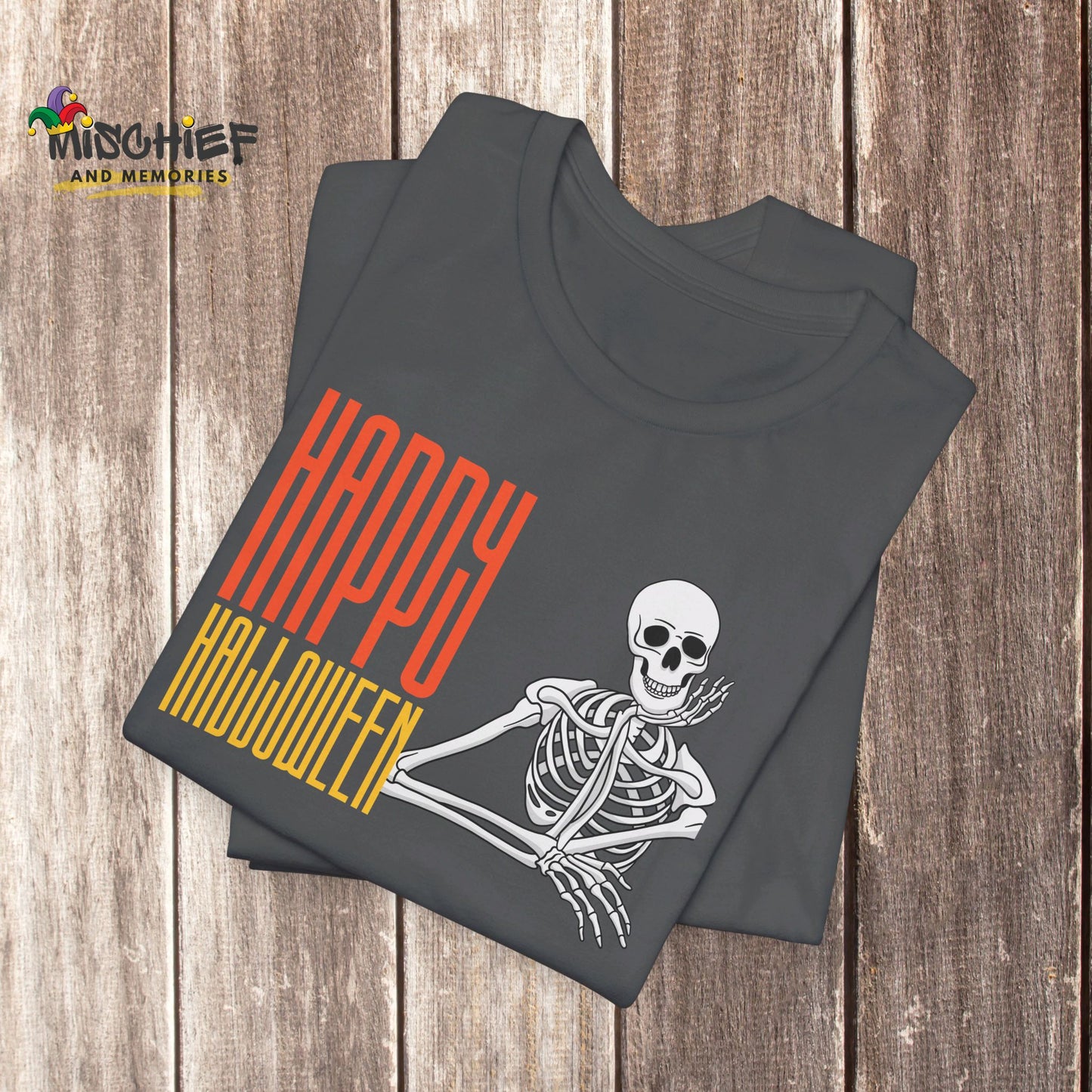 Happy Halloween Bone-a-fide Skeleton T-Shirt