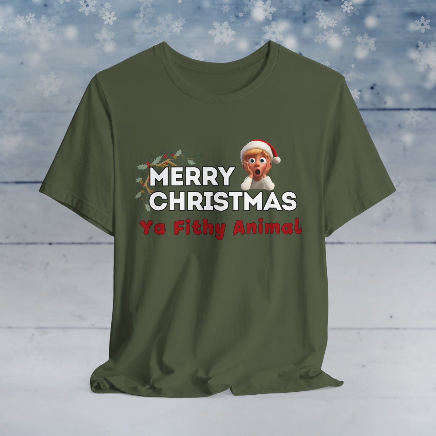 Merry Christmas, Ya Filthy Animal - T-Shirt