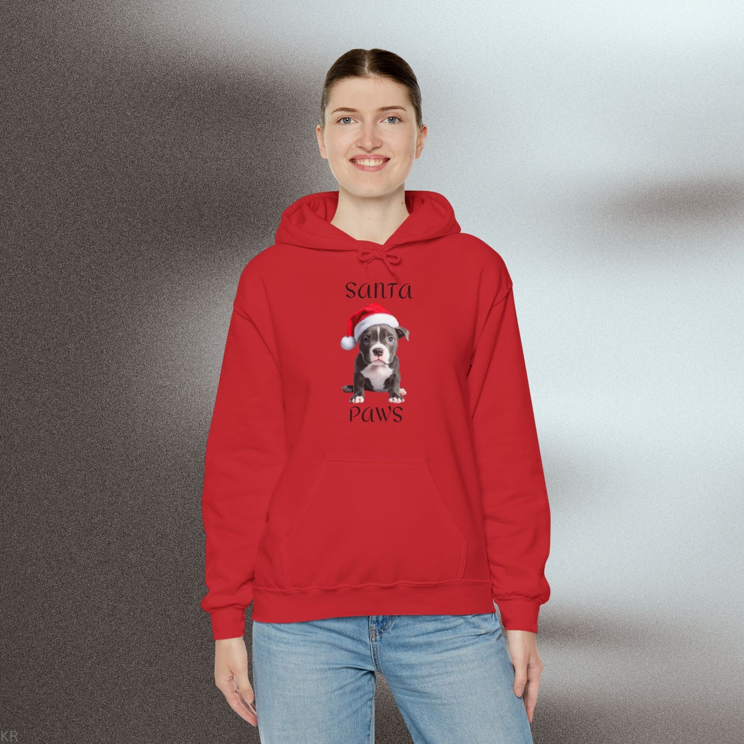 Santa Paws - Pit Bull - Christmas Hoodie