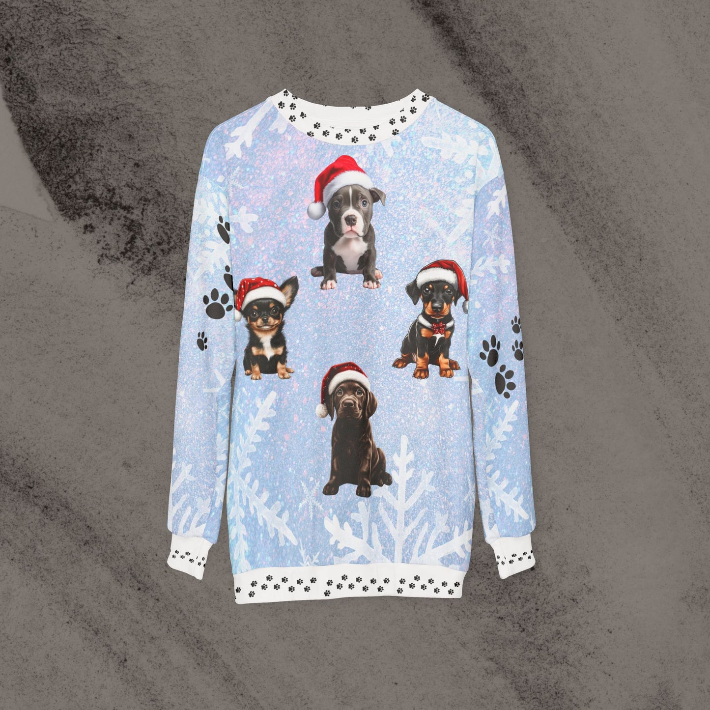 Precious Puppies - All Over Print - Ugly Christmas Sweater