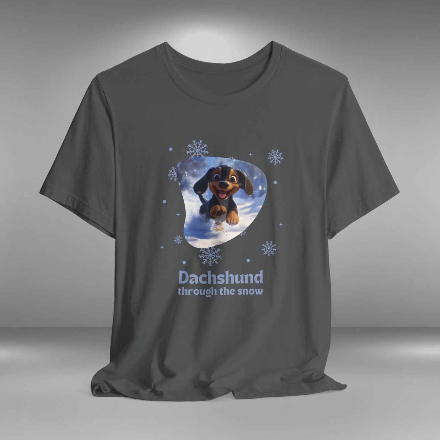 Dachshund Through the Snow - Christmas T-shirt