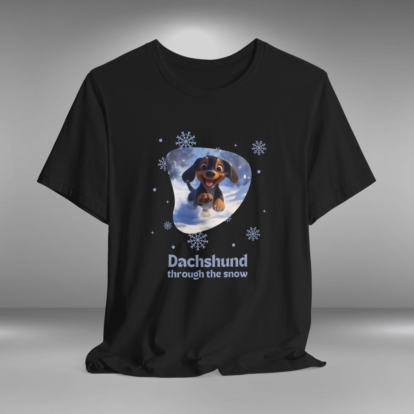 Dachshund Through the Snow - Christmas T-shirt