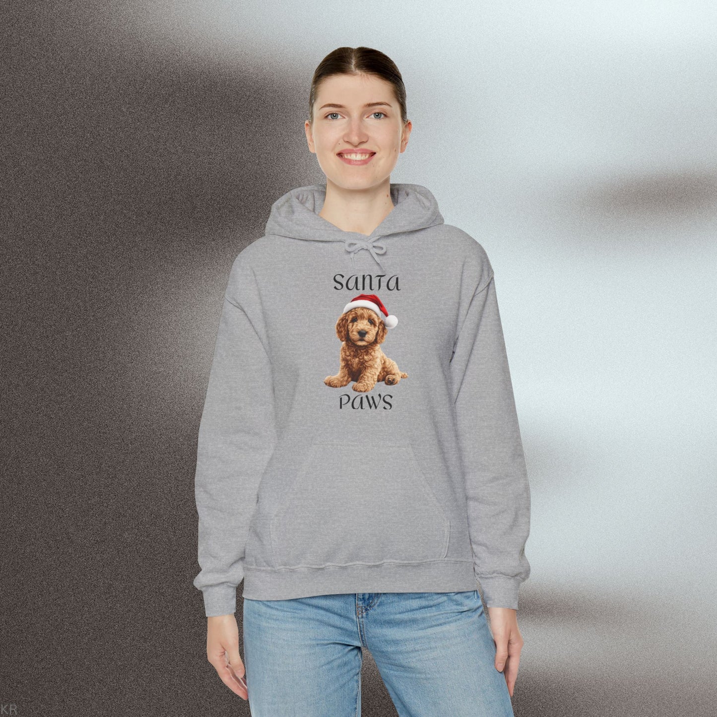 Santa Paws - Golden Doodle - Christmas Hoodie