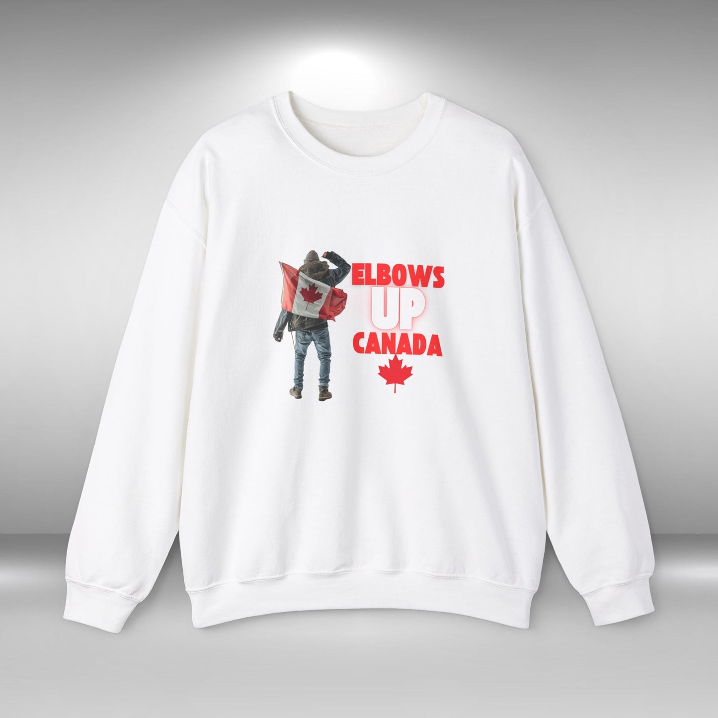 Elbows Up Canada Crewneck Sweatshirt
