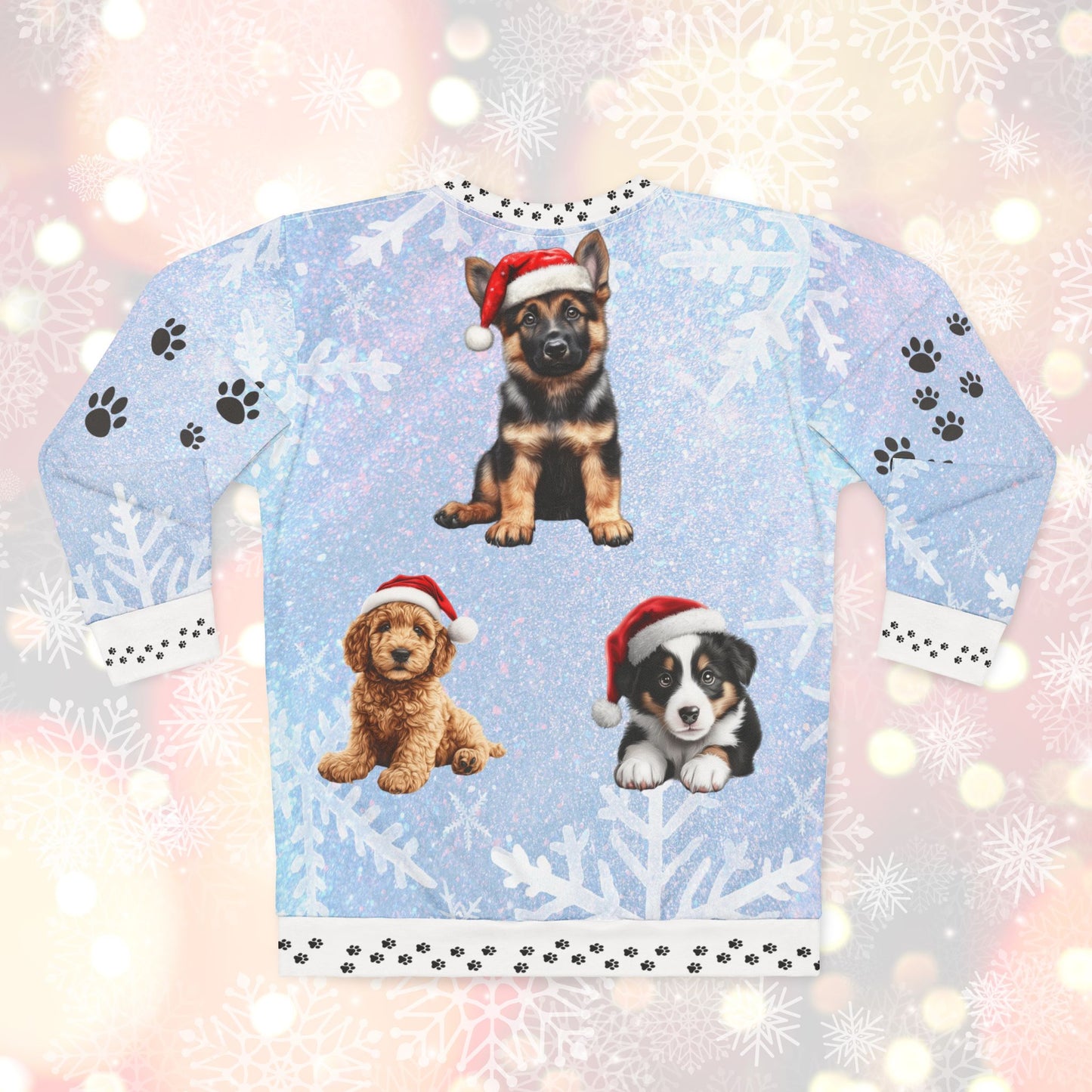 Precious Puppies - All Over Print - Ugly Christmas Sweater