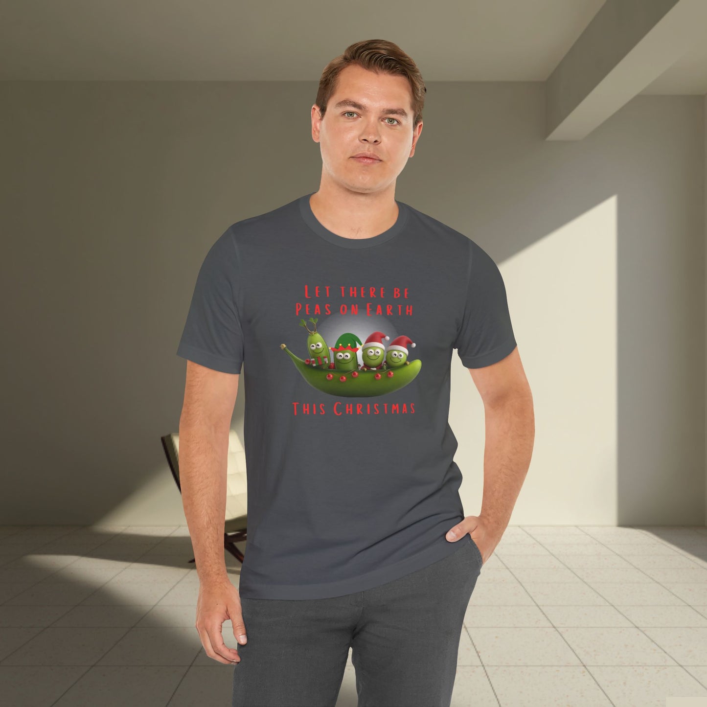 Let There be Peas on Earth - Christmas T-shirt