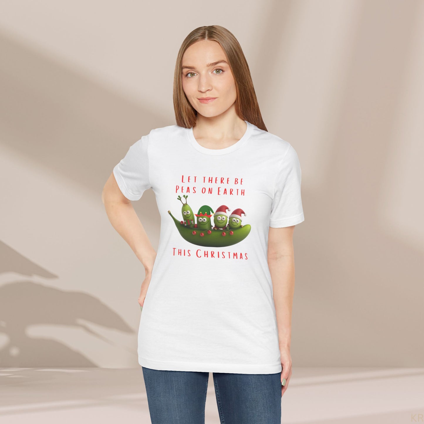 Let There be Peas on Earth - Christmas T-shirt