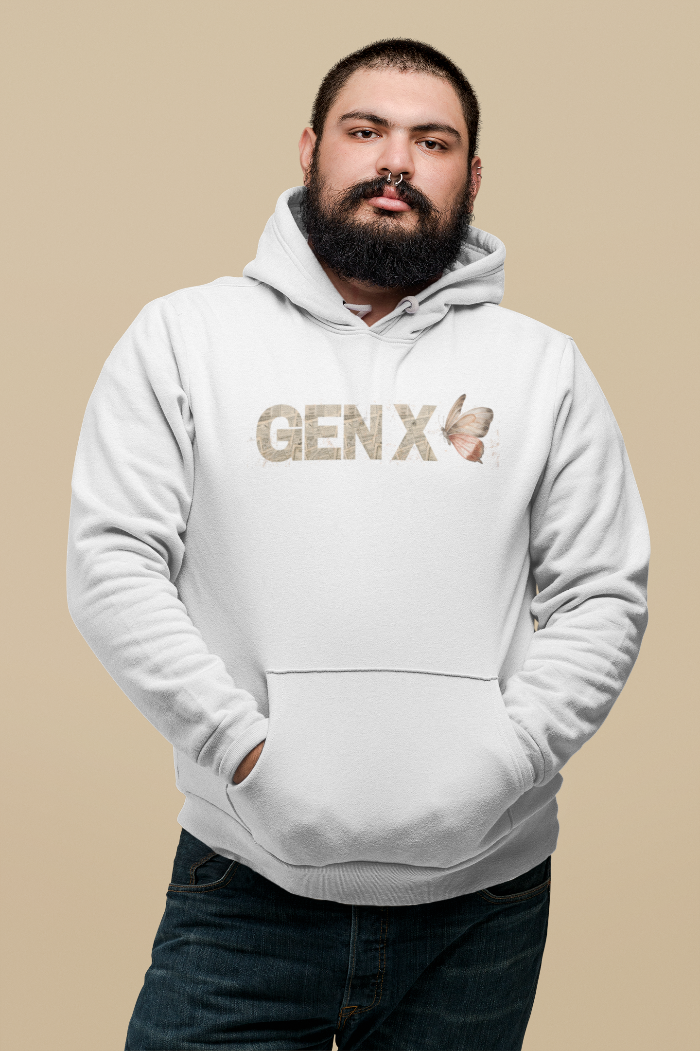 Gen X - Vintage Butterfly Hoodie