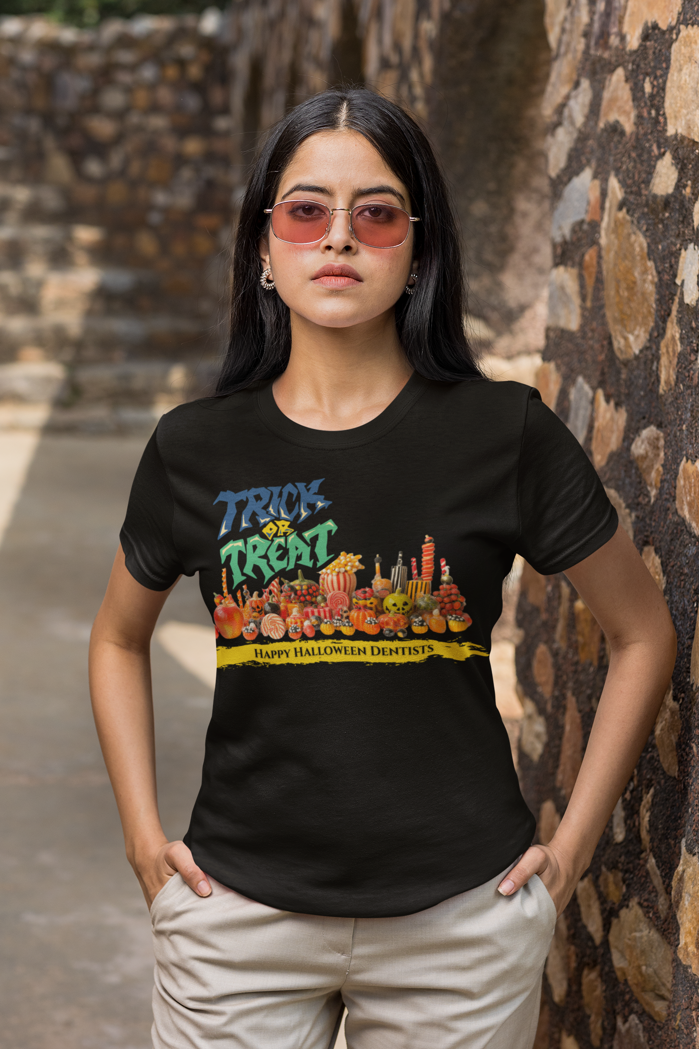 Retro Candy Halloween T-shirt