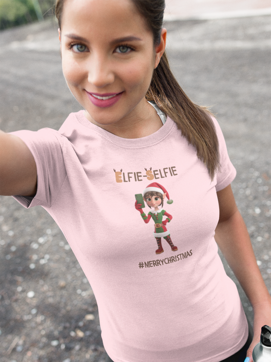 Elfie Selfie - Christmas T-shirt