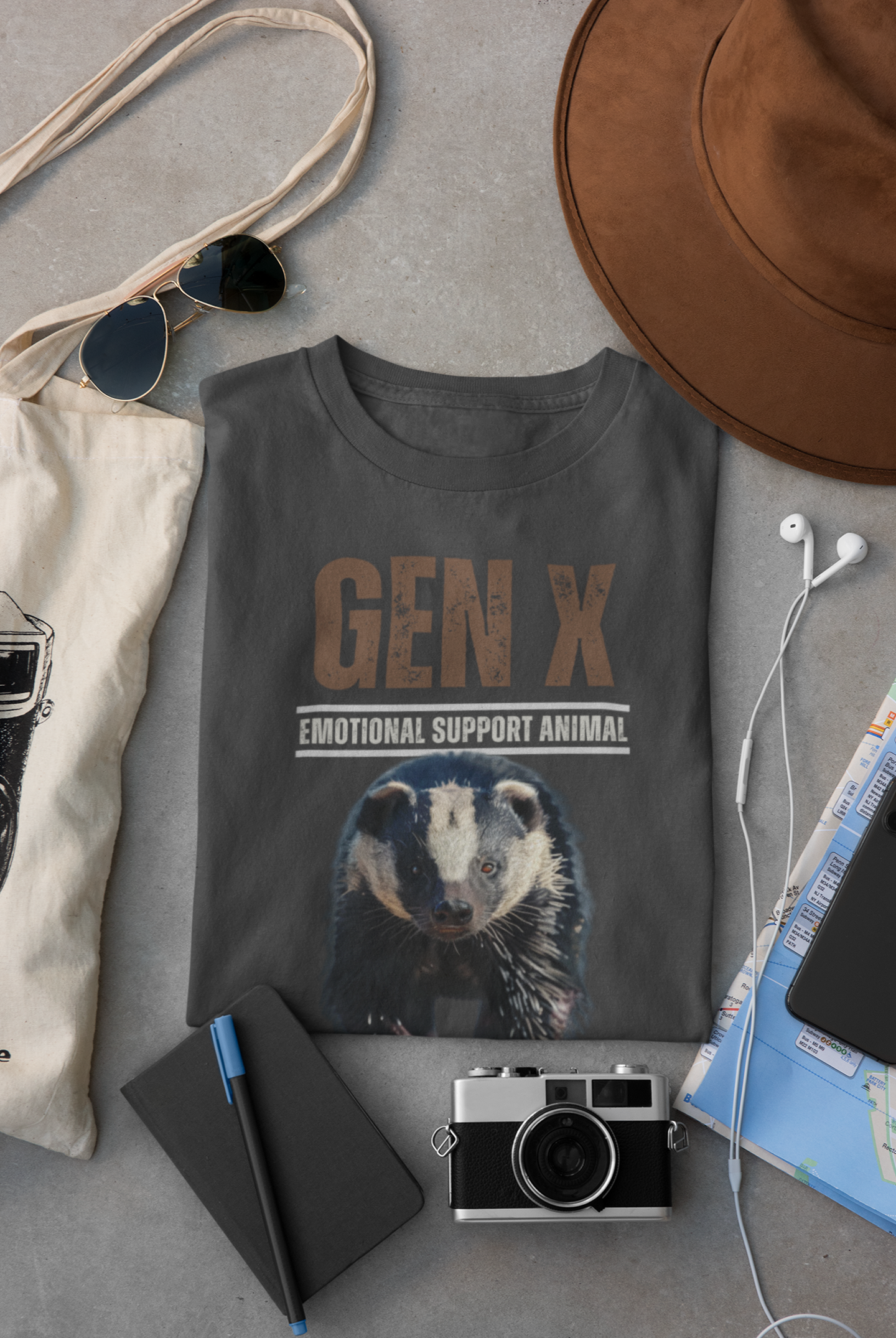 Gen X - Emotional Support Animal T-shirt