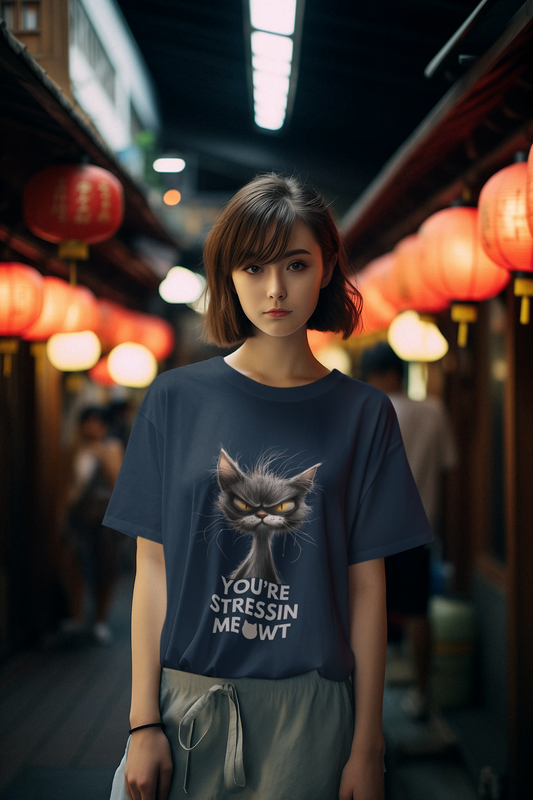 Stress Cat T-shirt