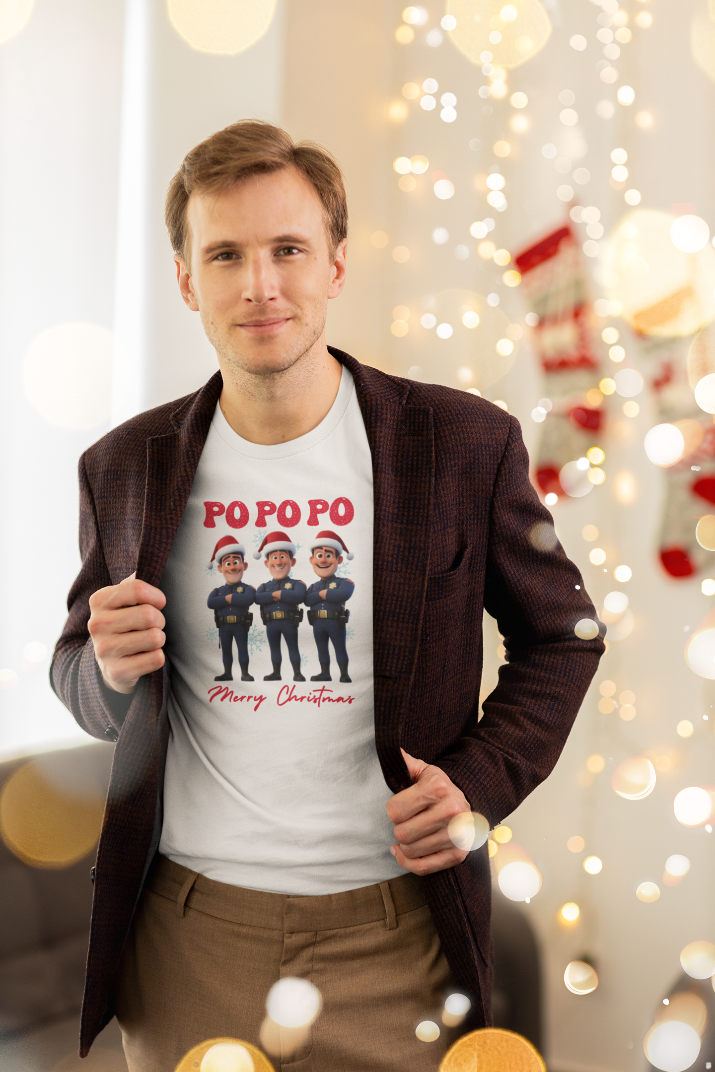 Po Po Po - Christmas T-shirt