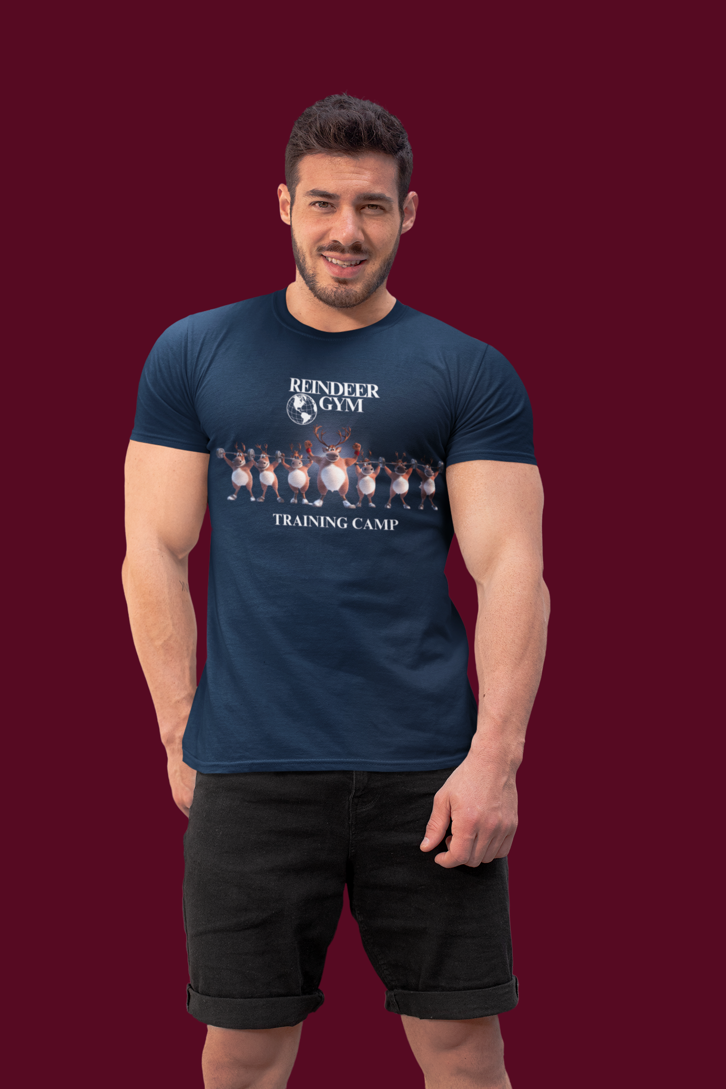 Reindeer Gym - Christmas T-shirt