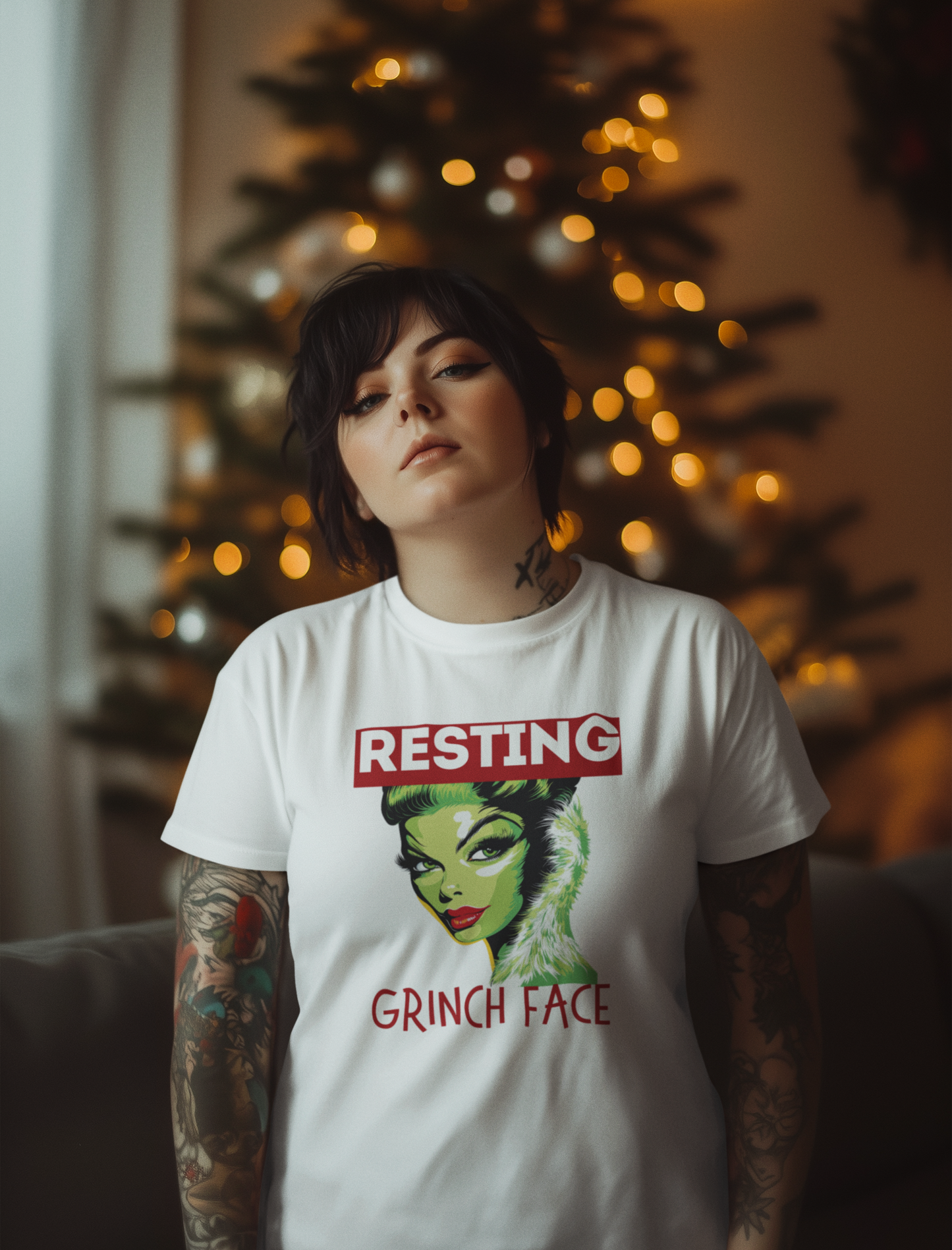 Resting Grinch Face - T-Shirt