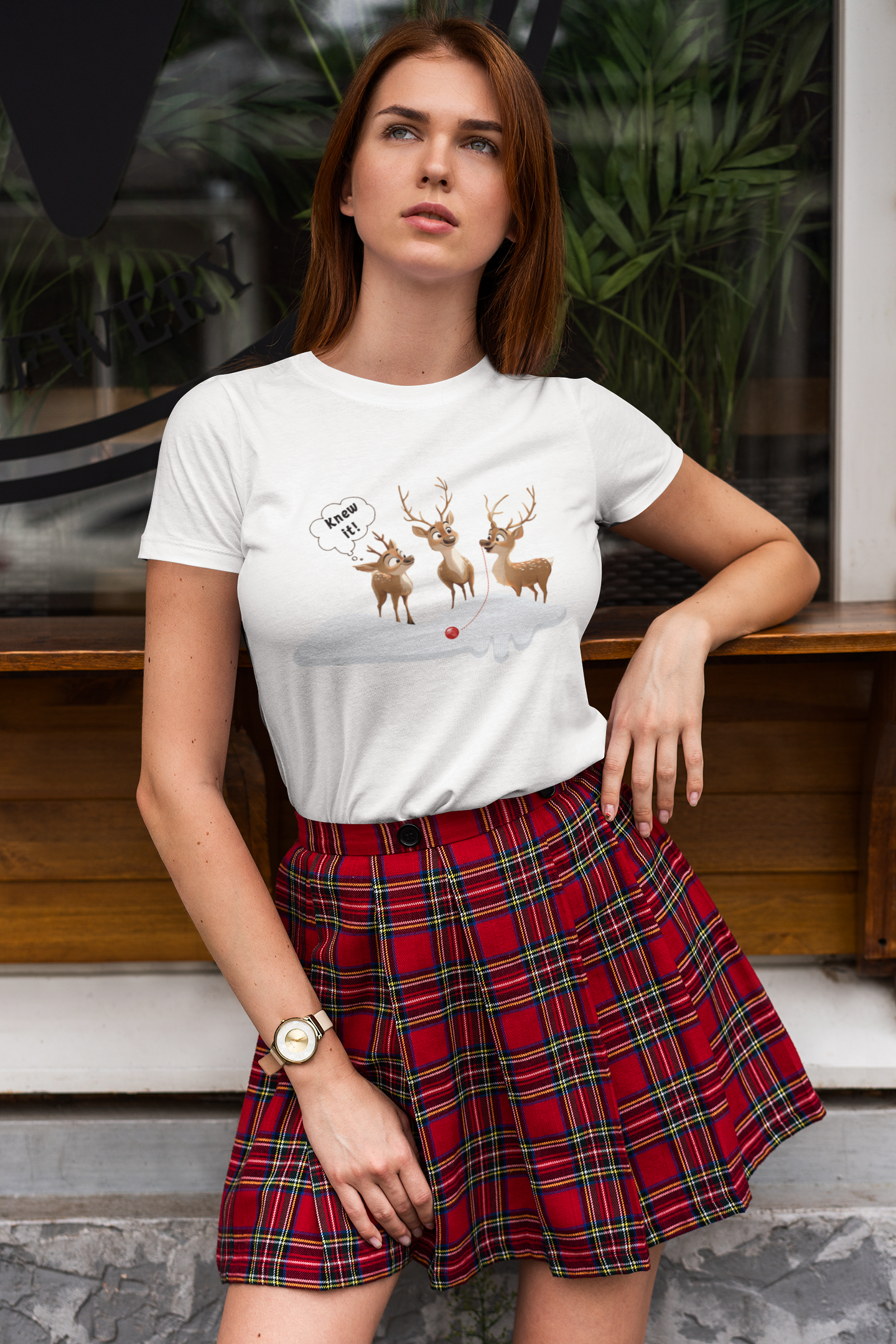 Rudolph Exposed - Christmas T-shirt