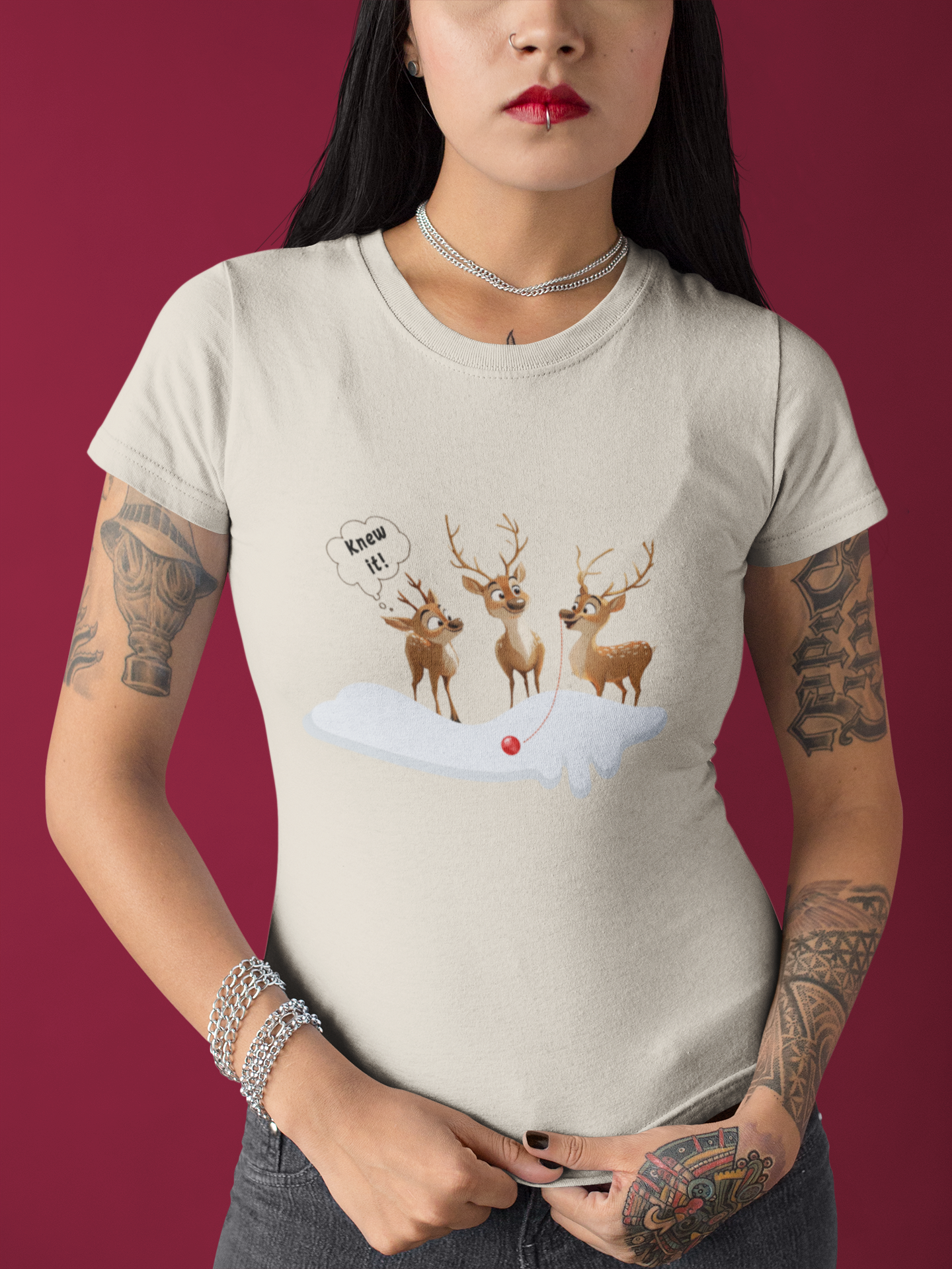 Rudolph Exposed - Christmas T-shirt