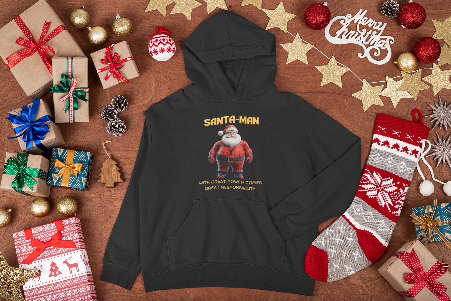 Santa-Man - Christmas Hoodie