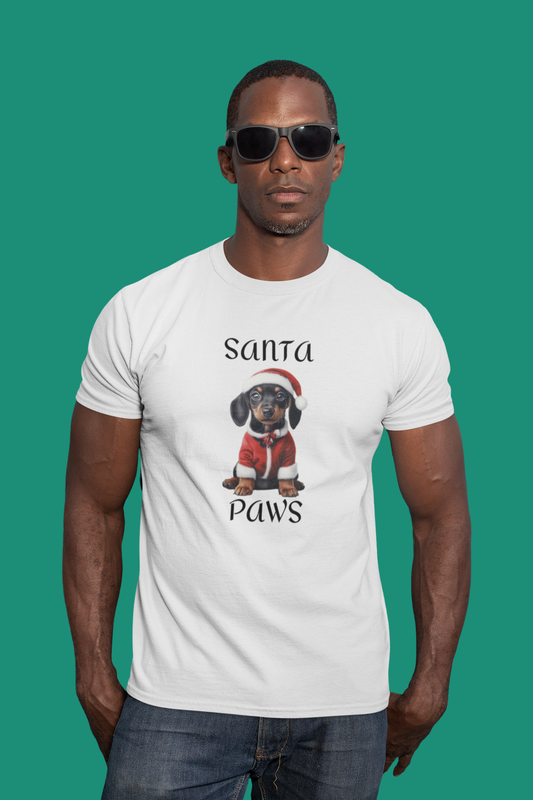 Santa Paws - Daschund - Christmas T-shirt