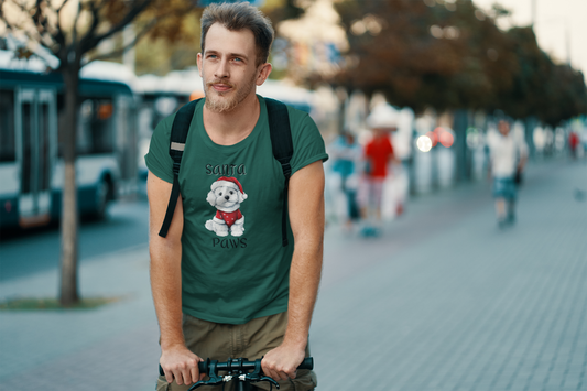 Santa Paws - Poodle - Christmas T-shirt