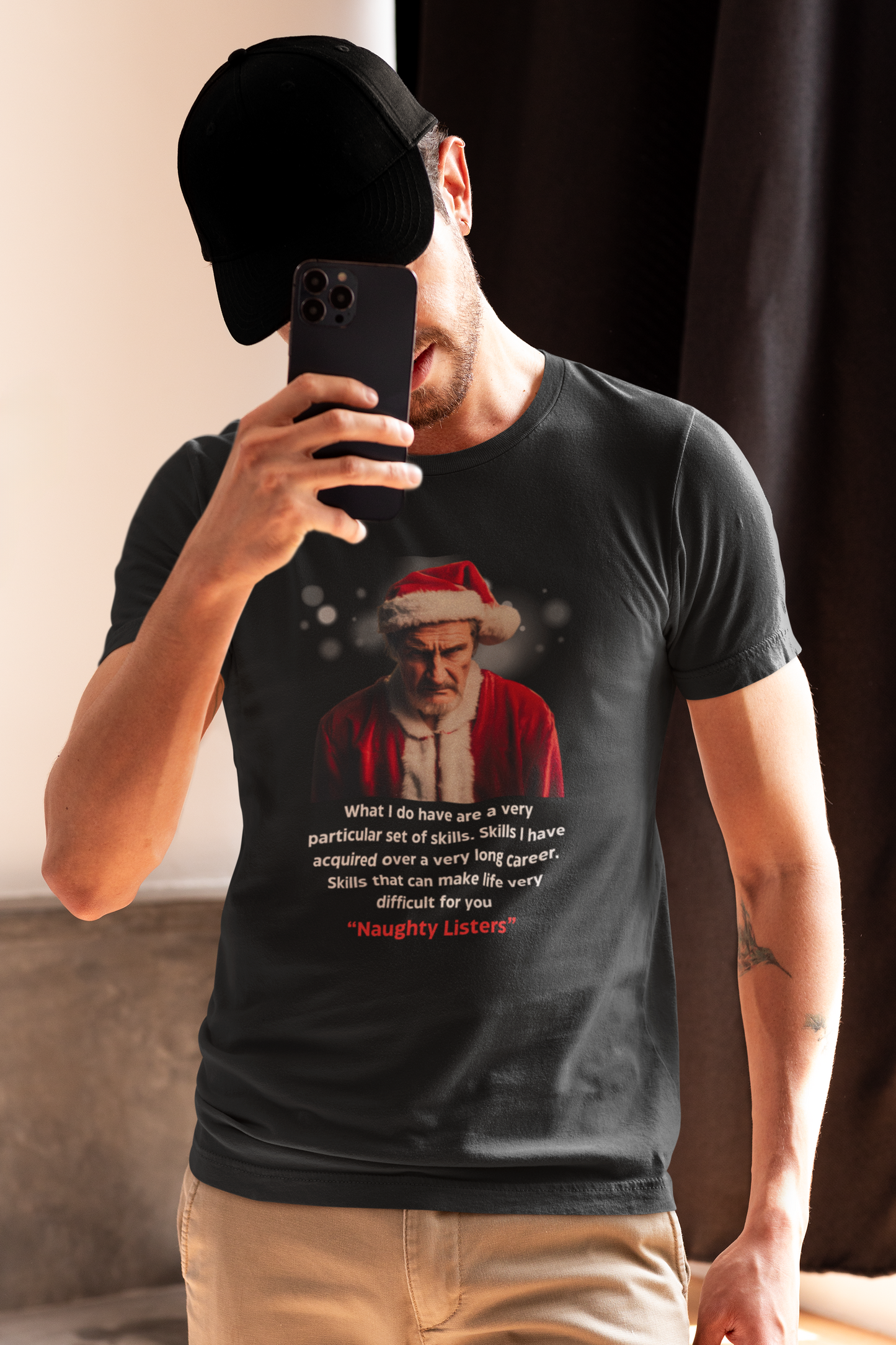 Particular Santa Skills - Christmas T-shirt